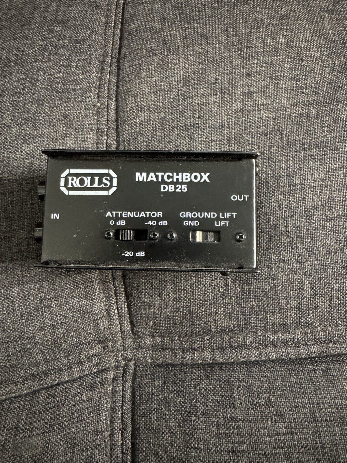 Rolls Matchbox DB25 Direct Box - Working - Good Condition Rolls Matchbox DB25 Direct Box - Working - Good Condition