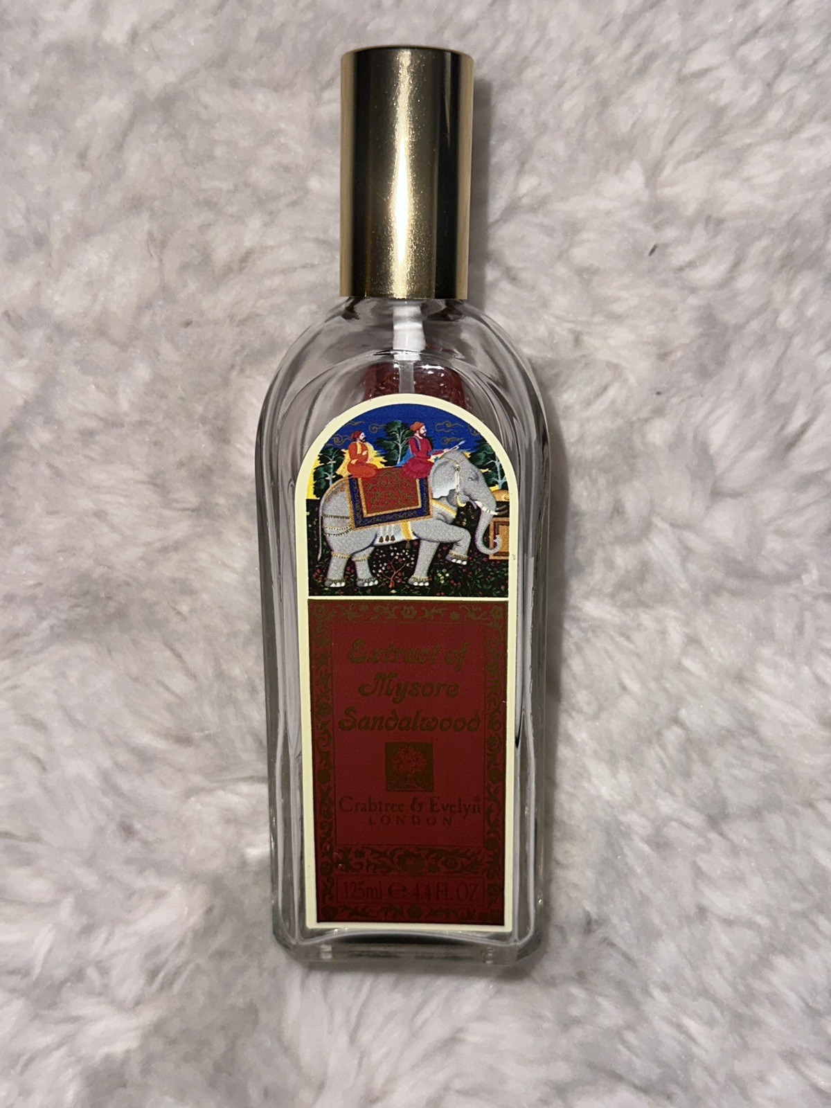 RARE 1983 Crabtree & Evelyn London Extract of Mysore Sandalwood Elephant Perfume