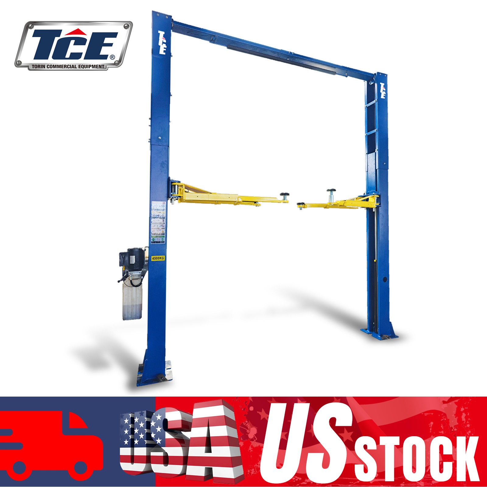 TCE 2 Post Lift 10000lbs 220V Two Post Lift Auto Lift Car Lift Hoist Equipment.
