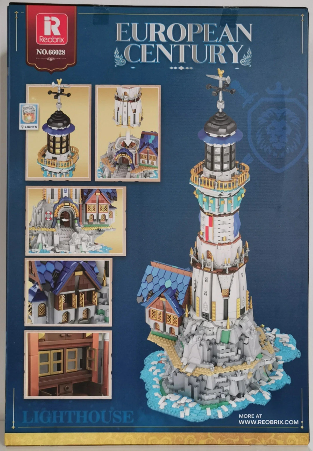 Reobrix European Century Medieval Lighthouse Building Block Kit 3228Pcs 66028 Reobrix European Century Medieval Lighthouse Building Block Kit 3228Pcs 66028