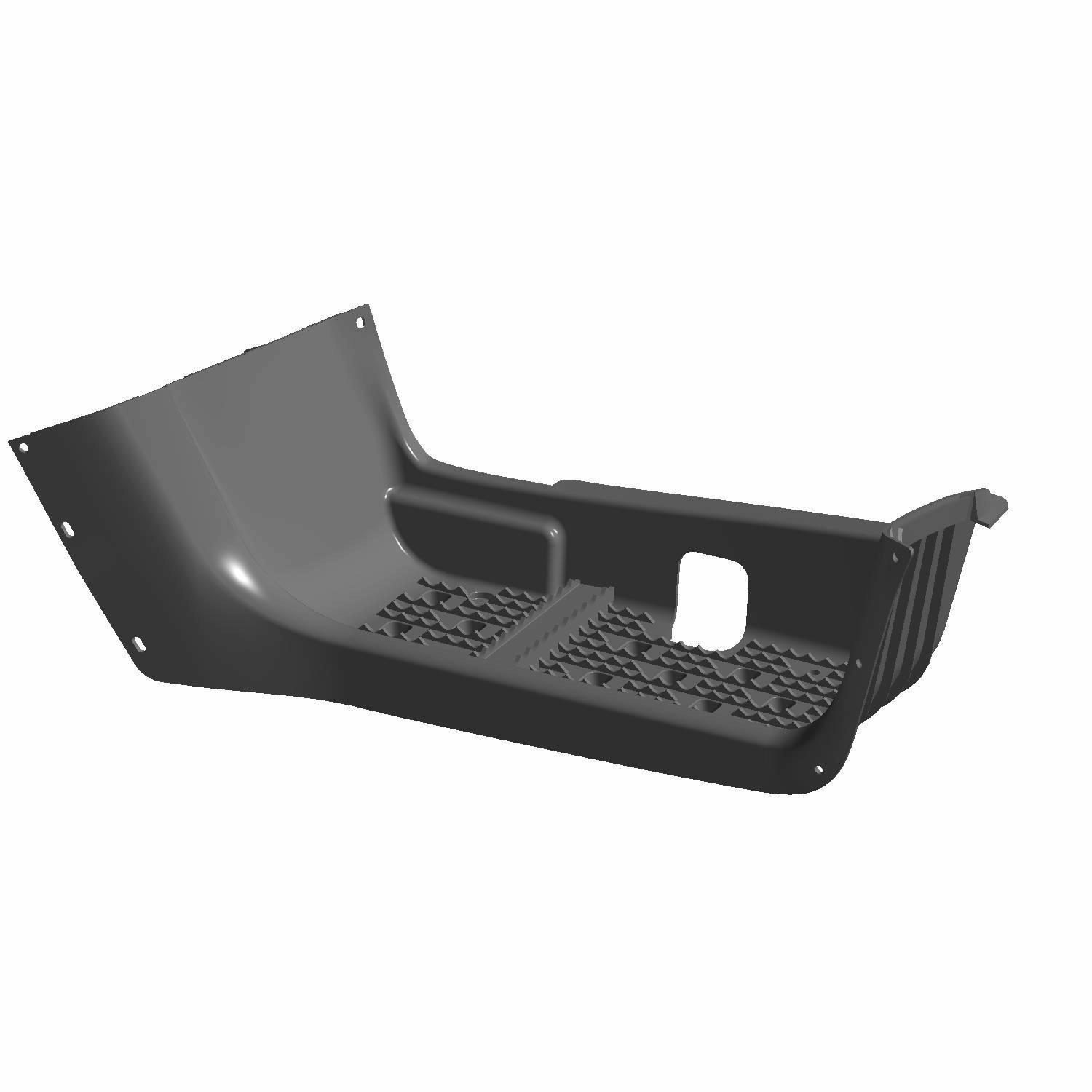Polaris Footwell, Right Side, Gloss, for ATV Models, Genuine OEM - 5434792-070