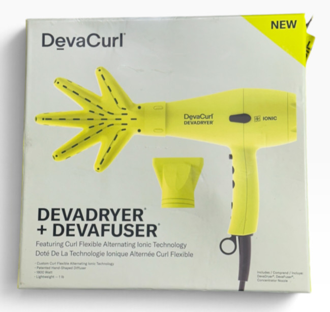 DevaCurl DevaDryer 1800W Ionic Hair Dryer w/ DevaFuser Diffuser Green DevaCurl DevaDryer 1800W Ionic Hair Dryer w/ DevaFuser Diffuser Green