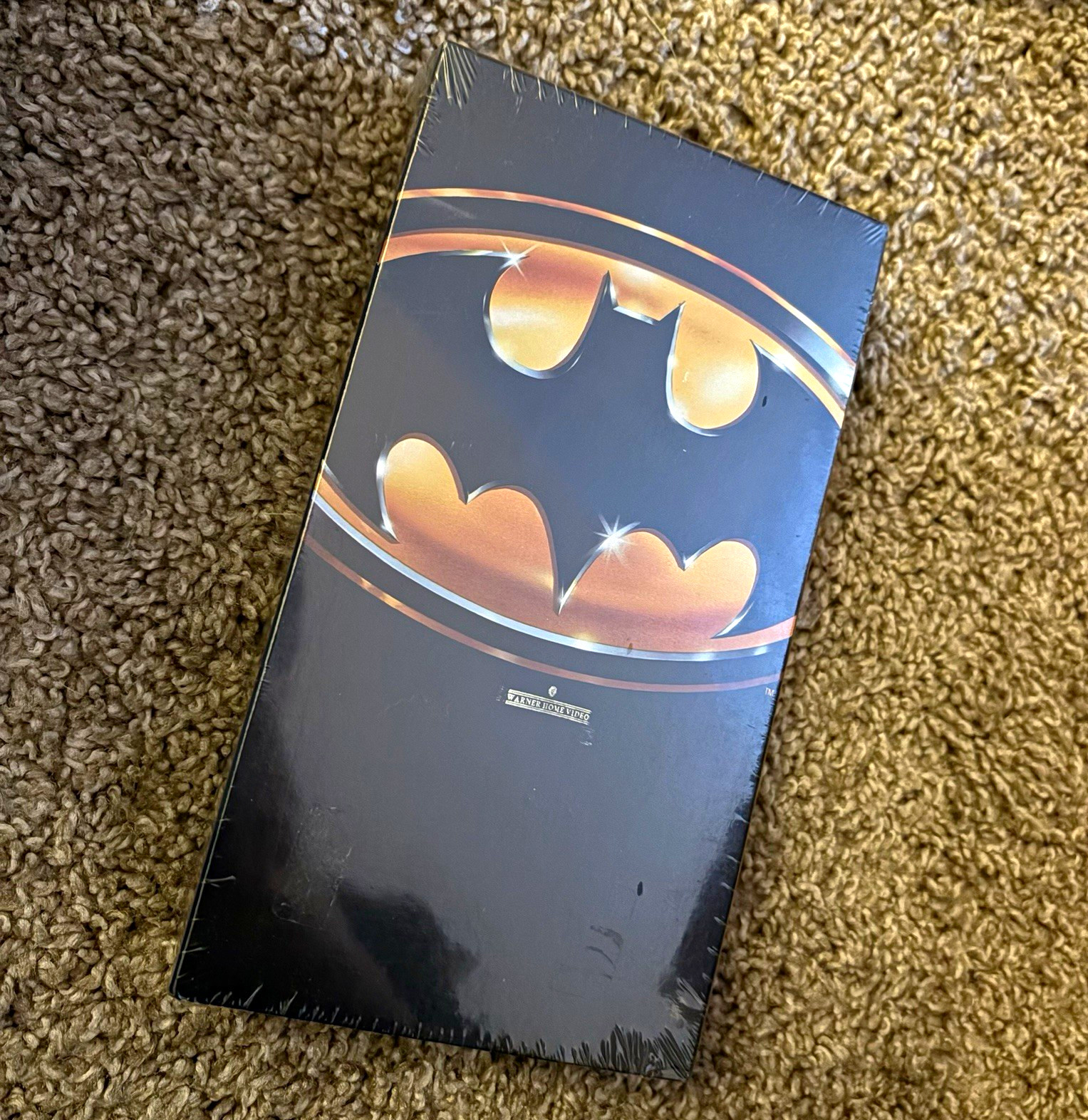 Vintage 1989 Factory Sealed Batman VHS Tape Warner Home Video Watermark Vintage 1989 Factory Sealed Batman VHS Tape Warner Home Video Watermark