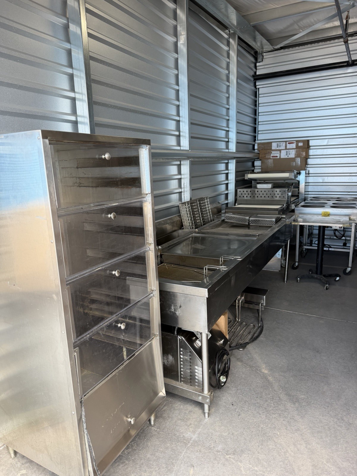 Commercial Donut Shop Equipment Package Fryer LVO Sheeter Belshaw Icing Tables