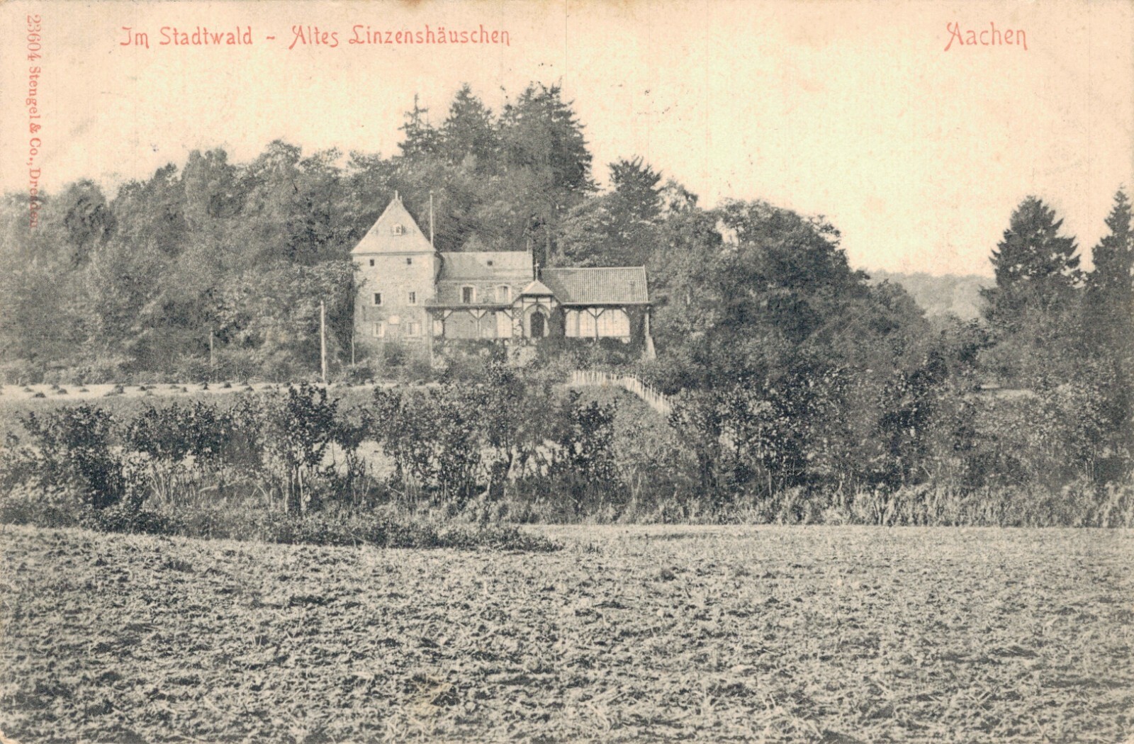 Germany Aachen Im Stadtwald Altes Linzenshäuschen B48