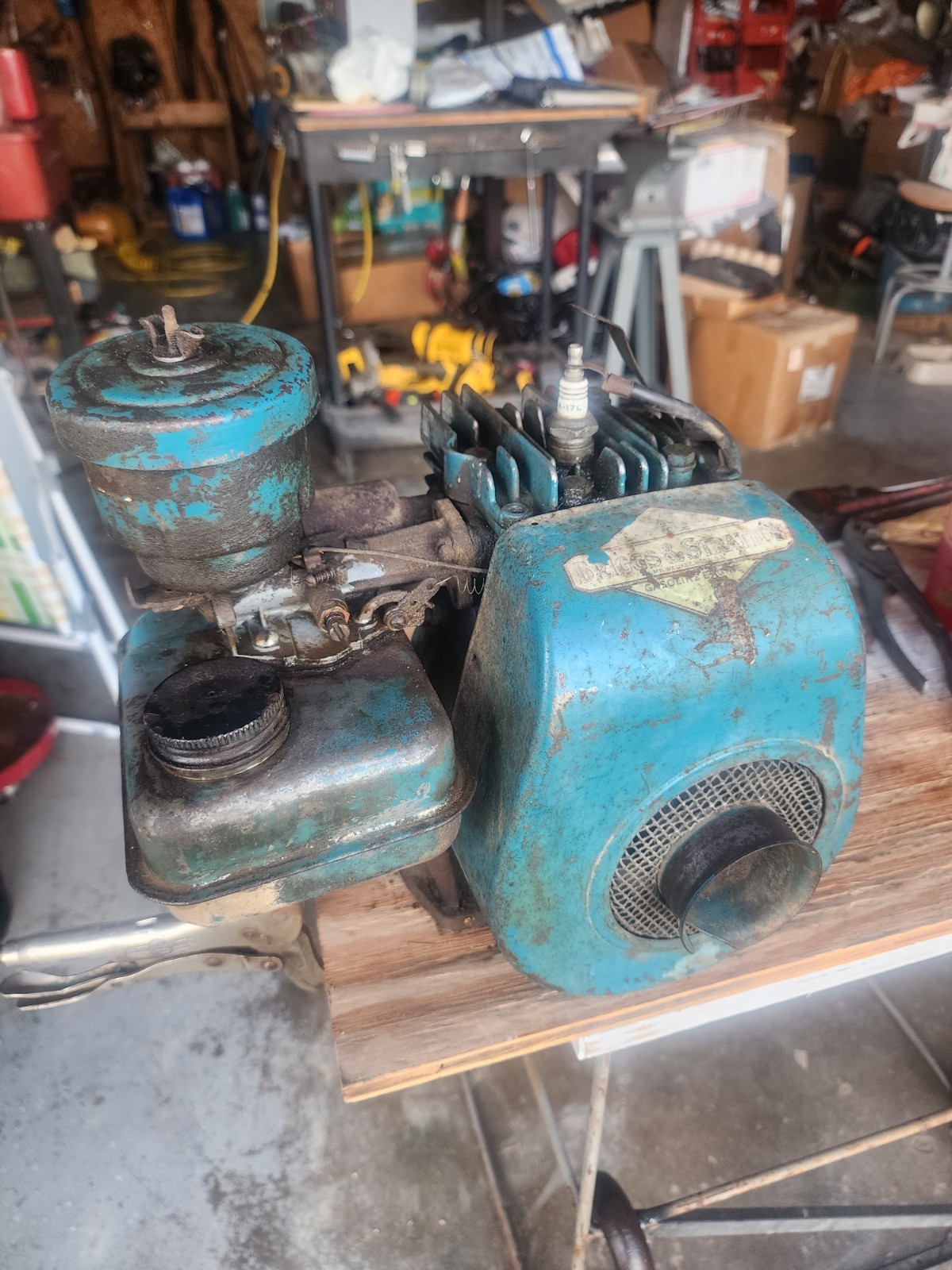Vintage 1955 / Model 5-S Briggs & Stratton Engine Minibike /Go Kart Runs