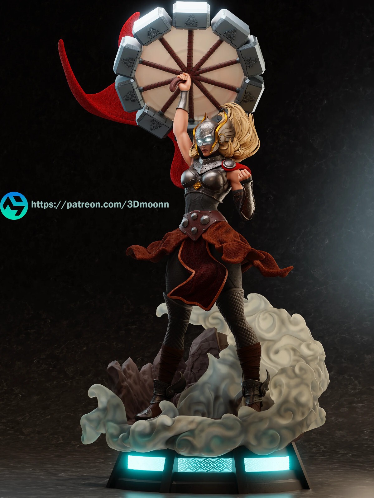1:8 Jane Foster Thor Marvel Fan Art UNPAINTED High Quality Garage Kit