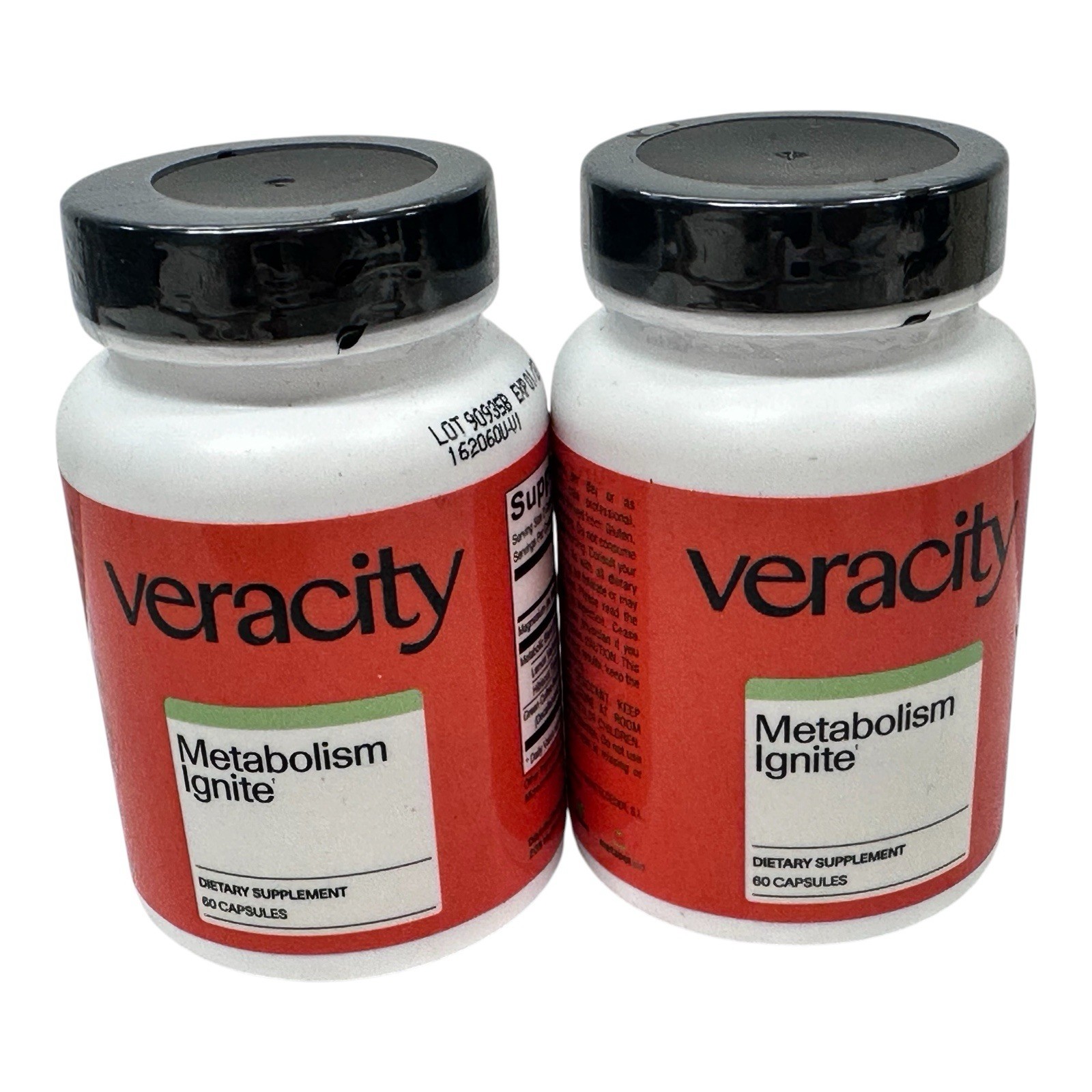 Veracity Metabolism Ignite Reduce Appetite & Cravings Metabolic Support 120 Caps