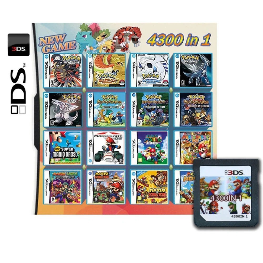 4300 IN 1 Consoles, Video Game Consoles, DS, NDS, 3DS, 3DS, NDSL