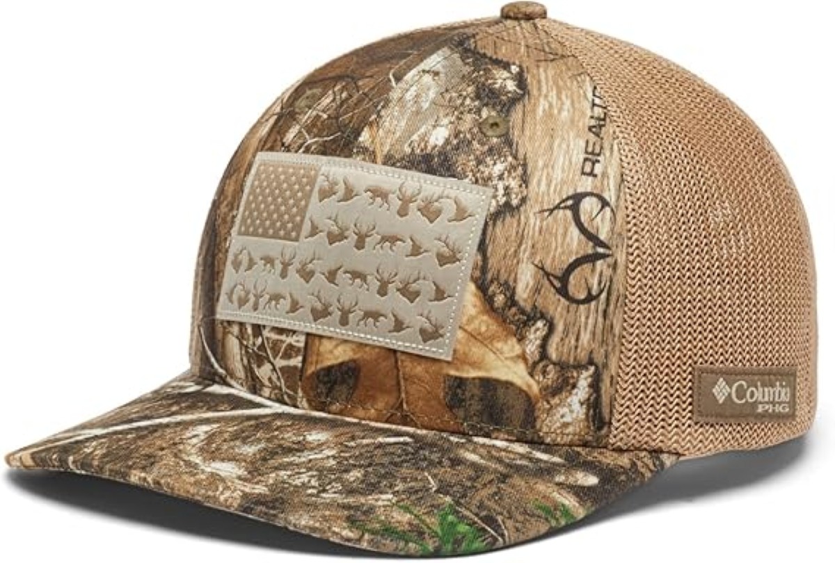 Columbia Adult PHG Camo Mesh Ball Cap L