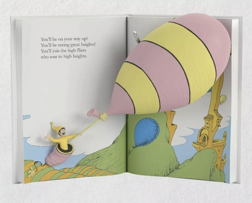 Hallmark 2021 Dr Seuss Oh The Places You’ll Go Keepsake Ornament MIB