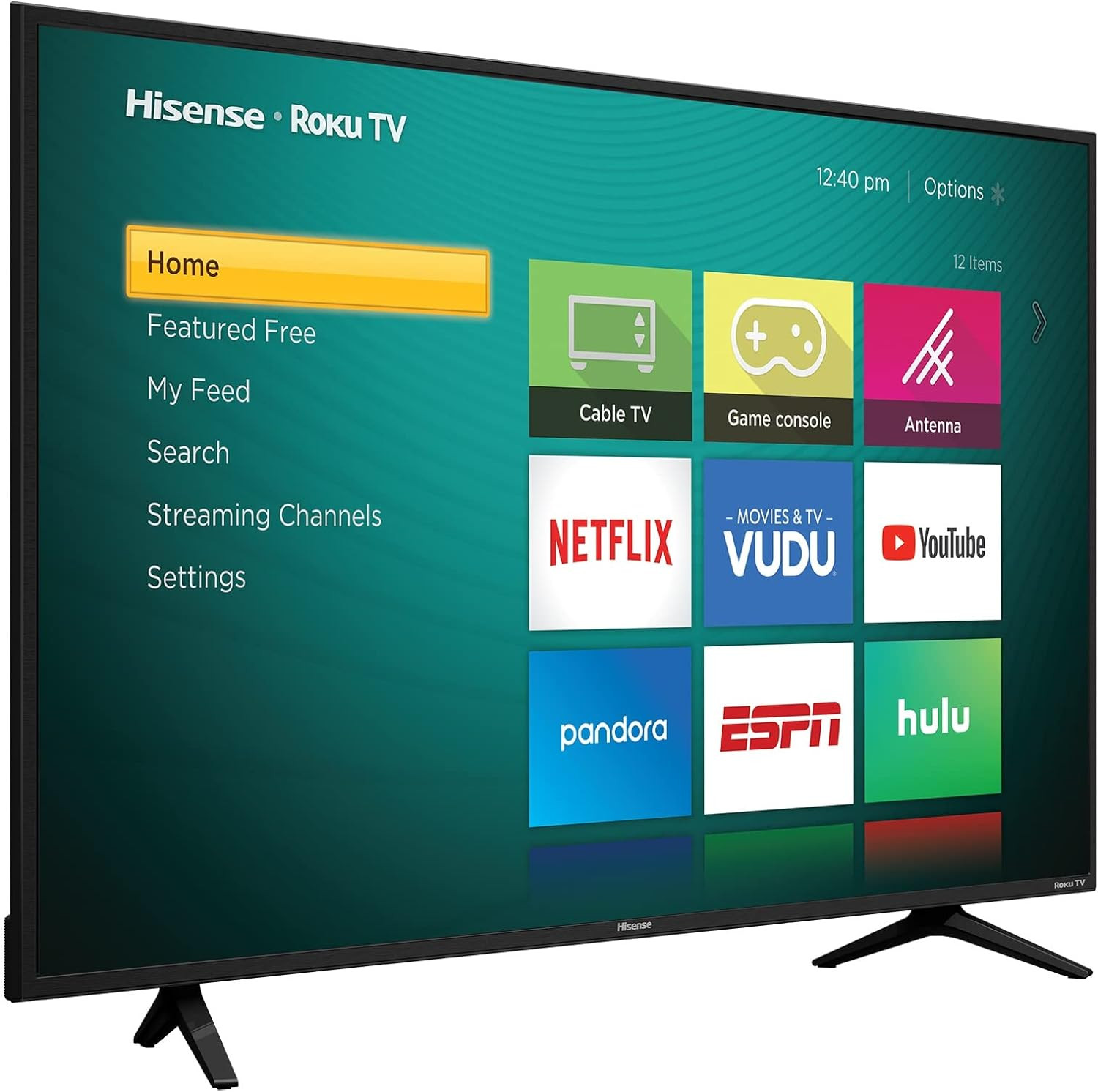 Hisense 65-Inch Class R6 Series 4K UHD Smart Roku TV with Alexa Compatibility, D