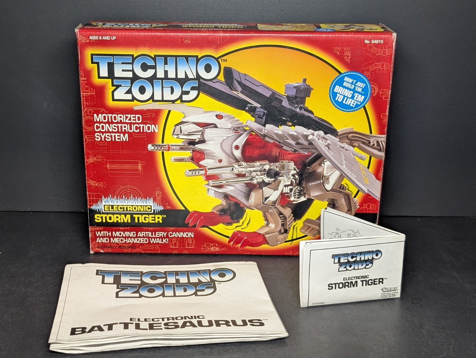 Vintage Techno Zoids Storm Tiger 1994 BOX AND INSTRUCTIONS ONLY