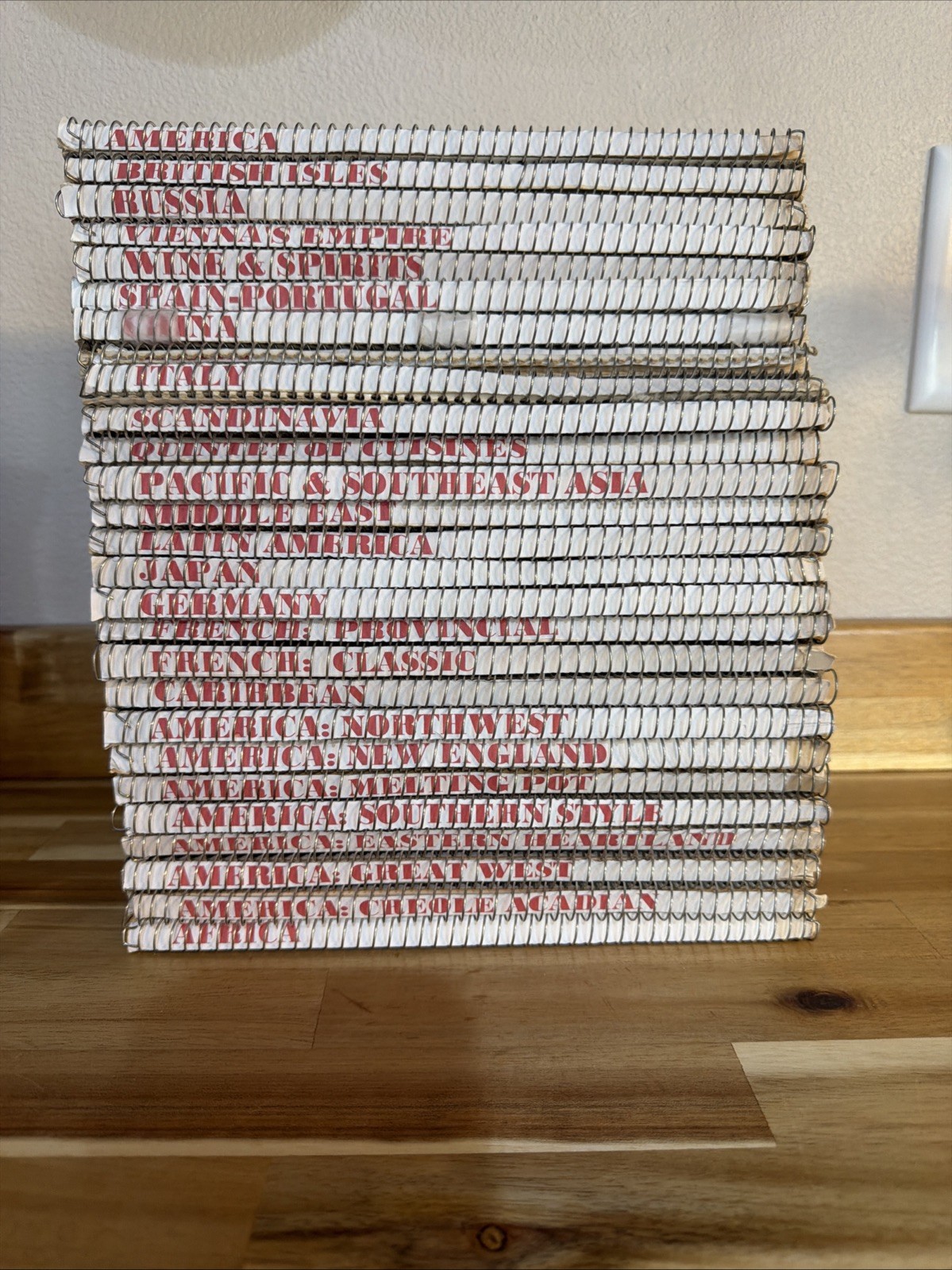 Lot of 27 Time-Life Foods of the World Cookbook Spiral Recipe Books See Descript