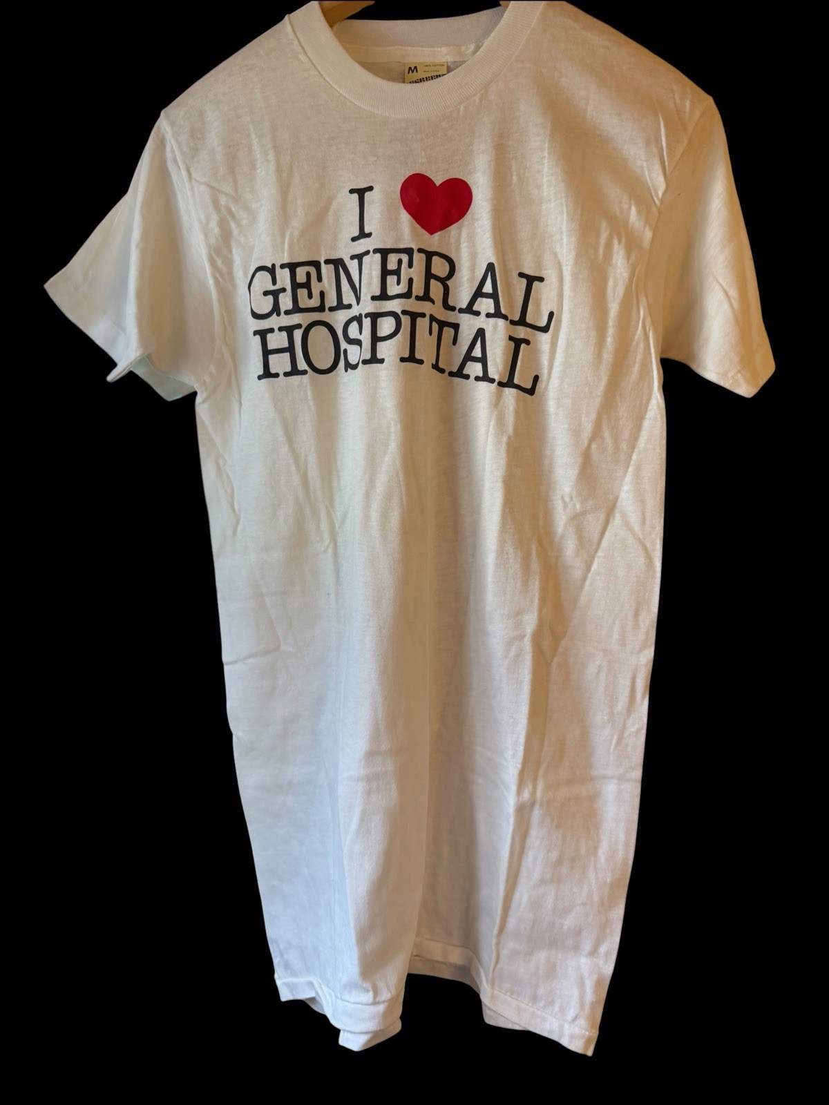 Vintage 1980s General Hospital T-Shirt Ladies M Soap Opera Promo Single Stitch Vintage 1980s General Hospital T-Shirt Ladies M Soap Opera Promo Single Stitch