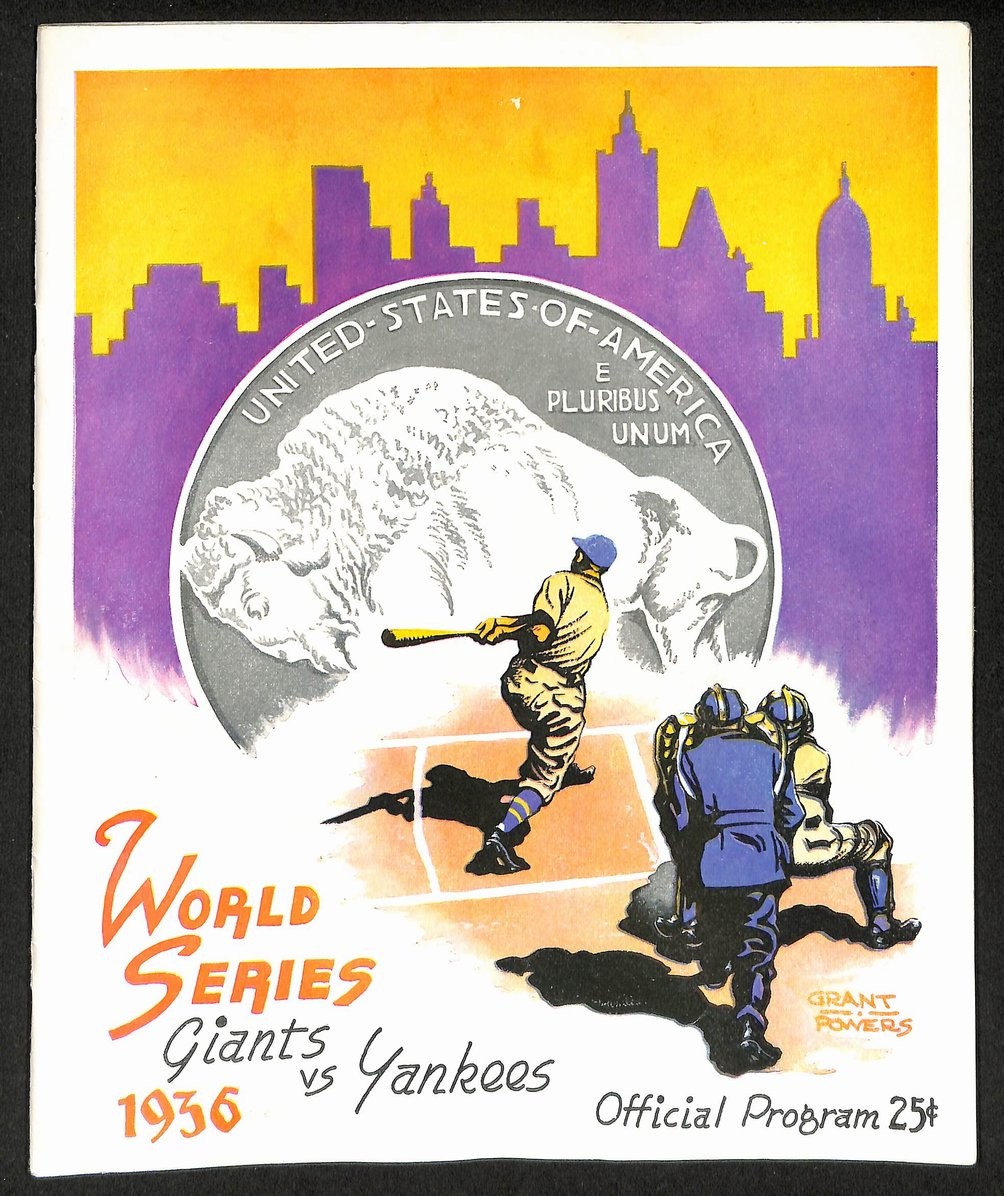 1936 World Series Program New York Giants vs. New York Yankees 206095
