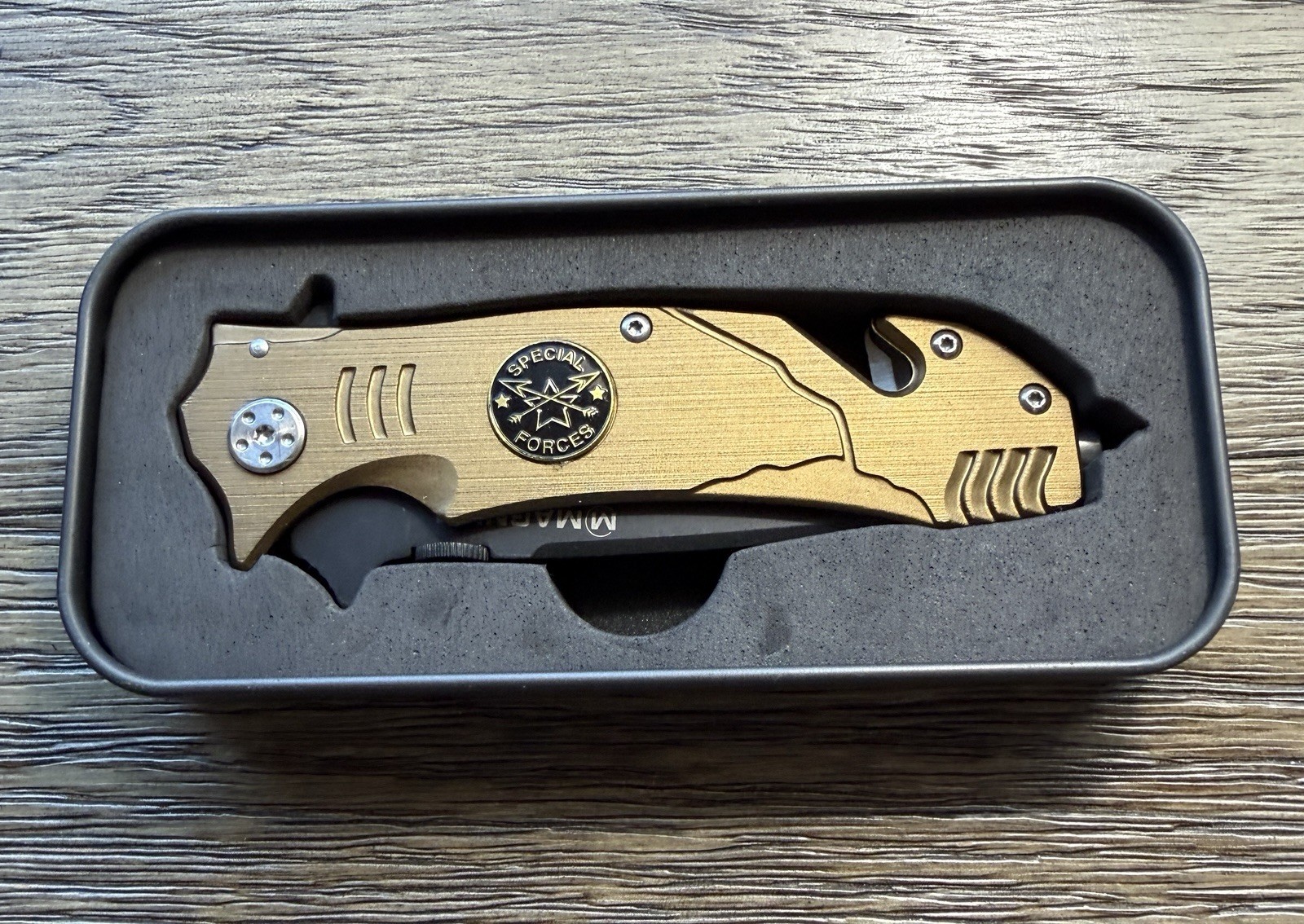 New Old Stock Magnum by Boker Special Forces Rescue Knife w/ Presentation Tin