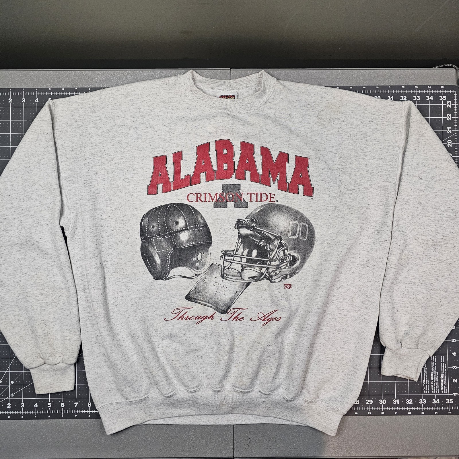 Vintage Alabama Sweatshirt XL Gray 20/20 Sport 90s Football Tide USA College 