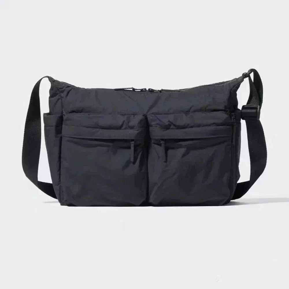 UNIQLO Casual Multi-pocket Messenger Bag Men Women Shoulder Bag Travel Sport Bag UNIQLO Casual Multi-pocket Messenger Bag Men Women Shoulder Bag Travel Sport Bag
