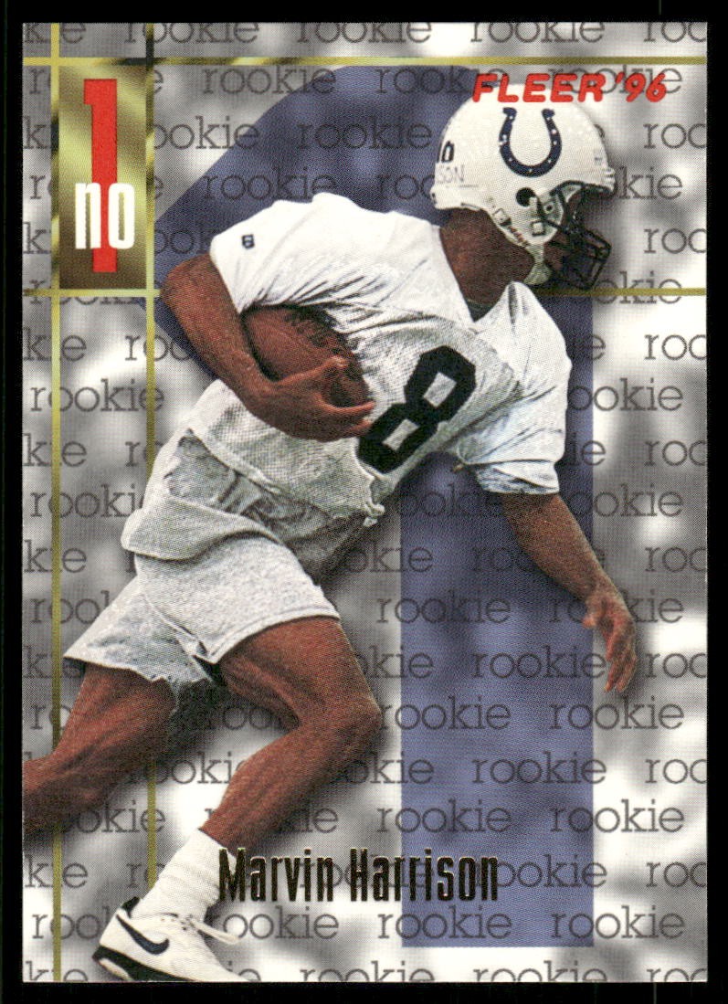 1996 Fleer Marvin Harrison Rookie RC #159 Indianapolis Colts