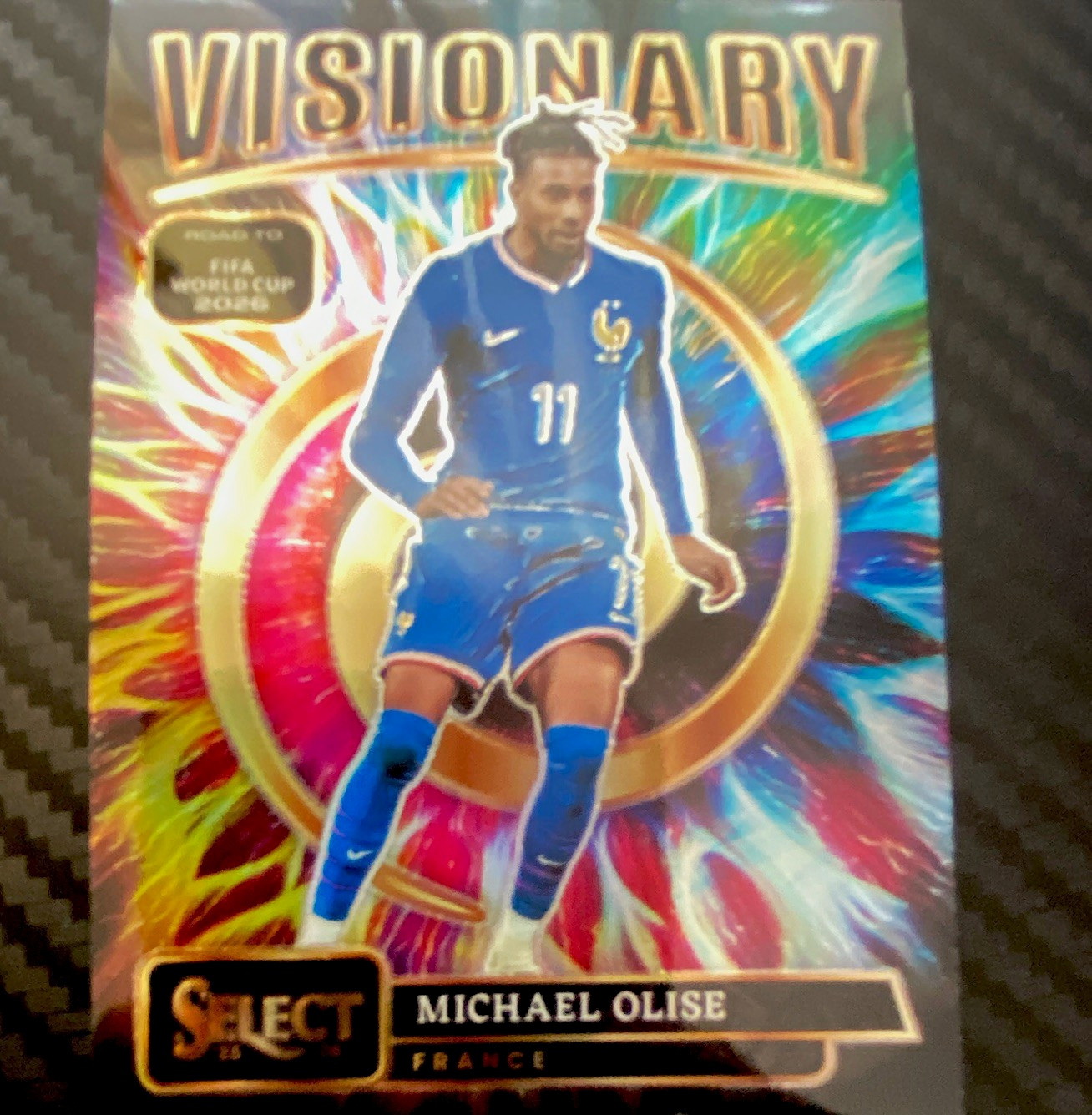 Panini 2025-26 Select Road to FIFA World Cup Visionary Michael Olise SSP Panini 2025-26 Select Road to FIFA World Cup Visionary Michael Olise SSP