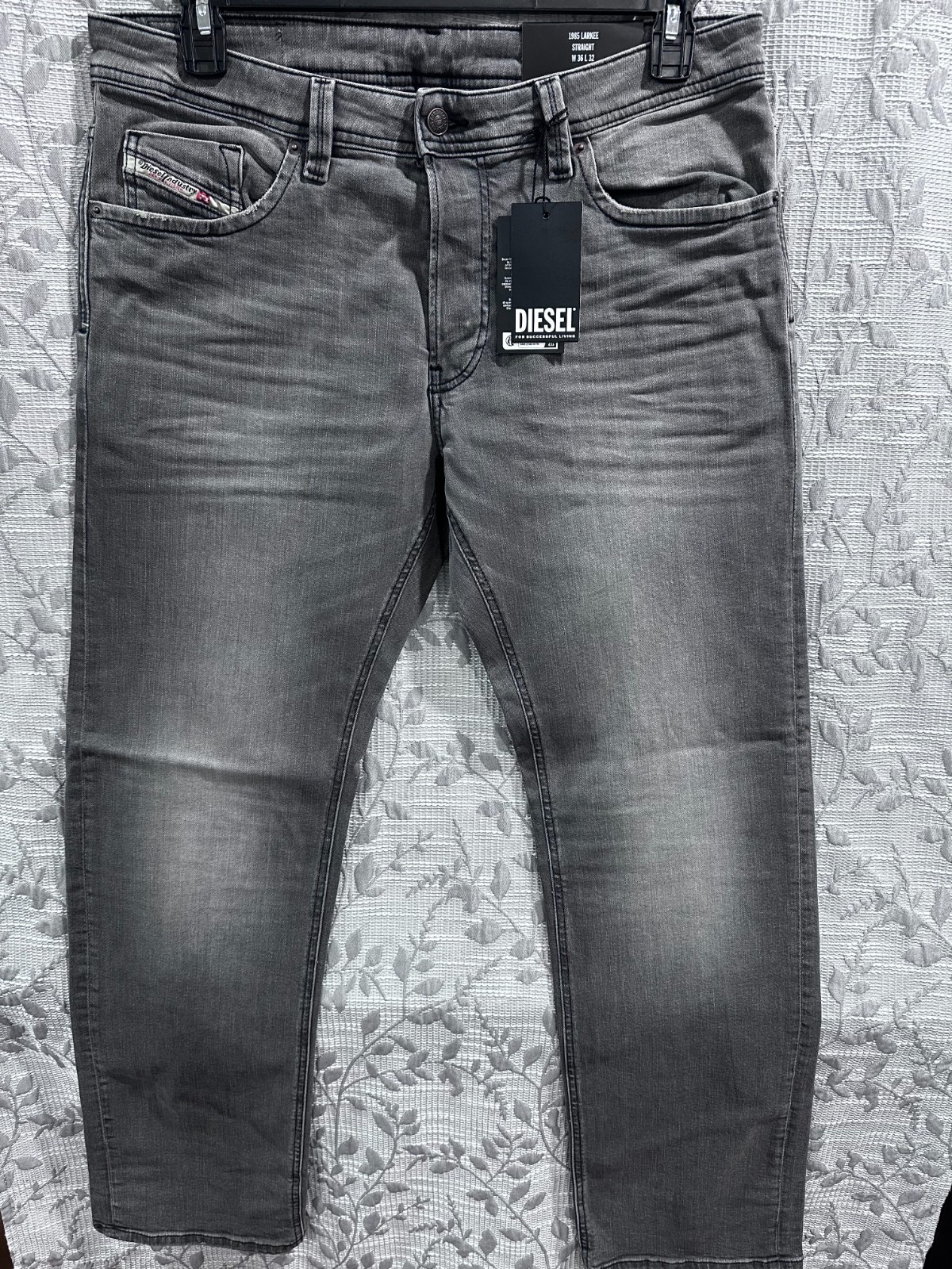 DIESEL Men\'s Size W36xL32 Black 1985 Larkee-X Trousers Jeans $225 NWT