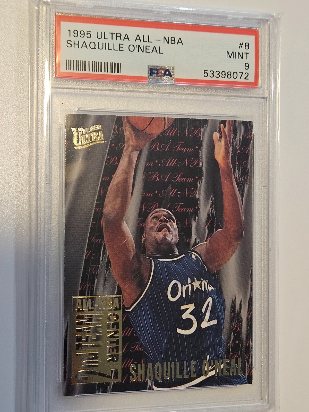 1995-96 Fleer Ultra - All-Nba Shaquille O'Neal #8 🐐 📈📈🔥🔥🔥 low pop,HOF