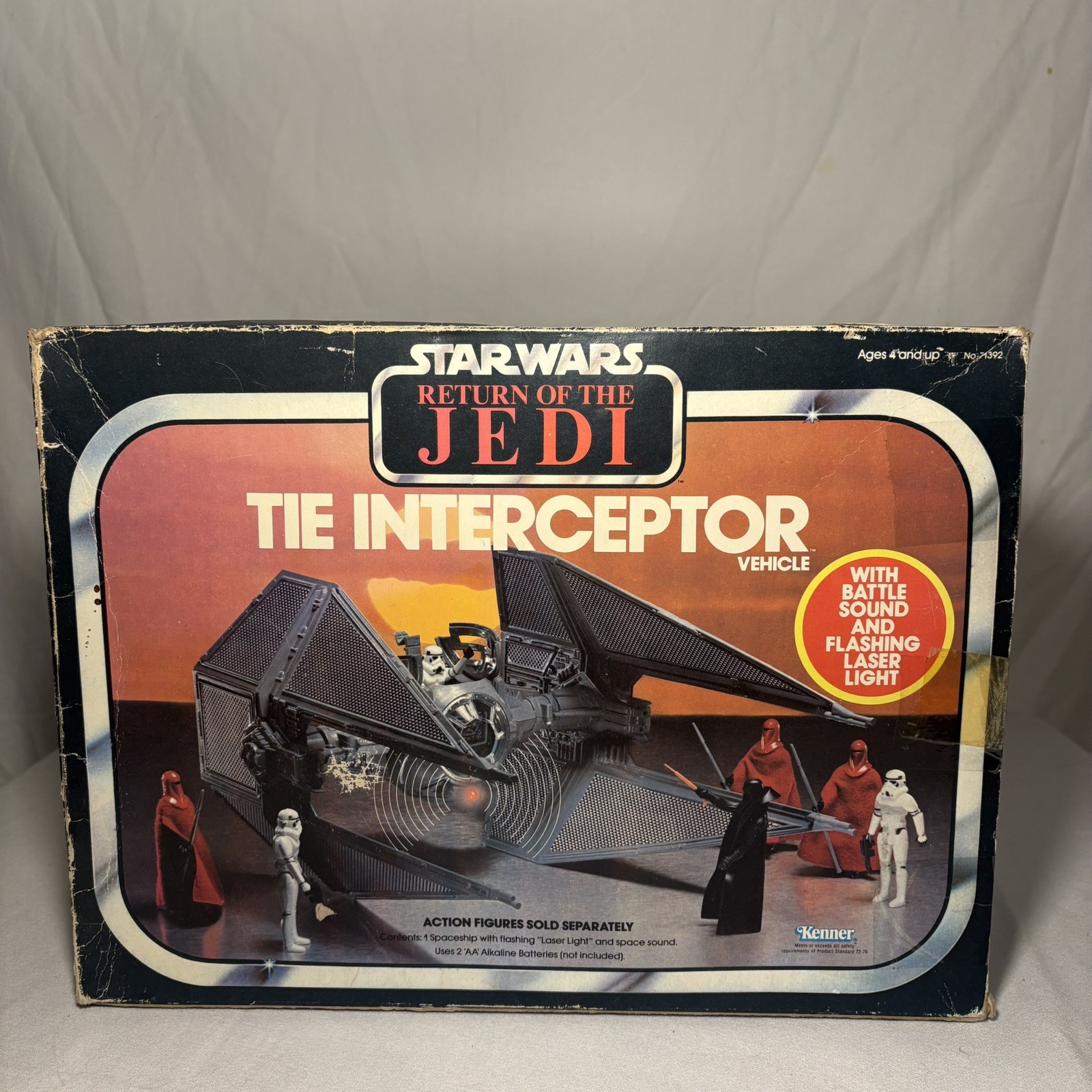 Vintage Toys Imperial Tie Interceptor Star Wars ROTJ 1983 Kenner Vehicle Boxed Vintage Toys Imperial Tie Interceptor Star Wars ROTJ 1983 Kenner Vehicle Boxed