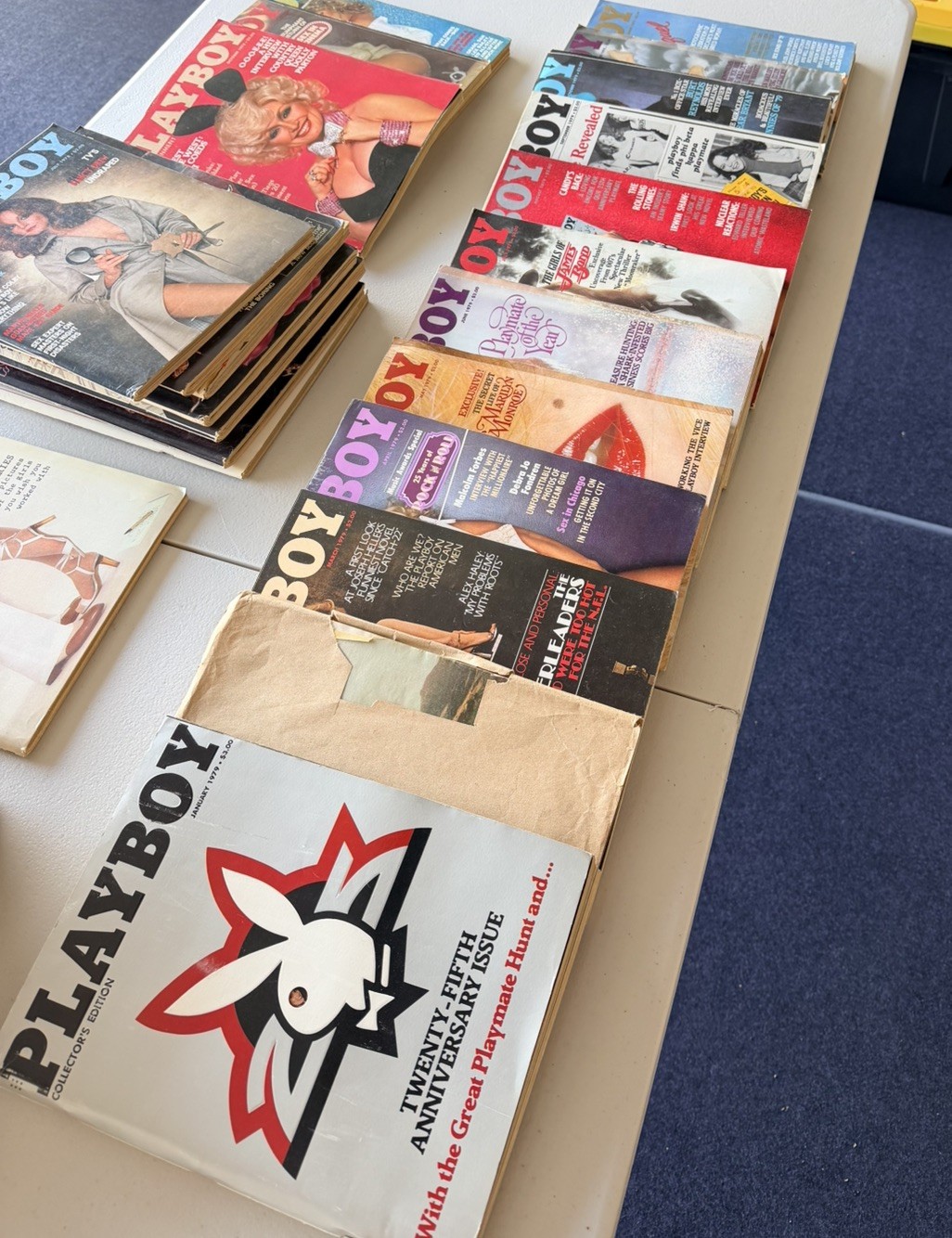 Vintage Playboy 1979 Magazines Set Very Good Condition.. 