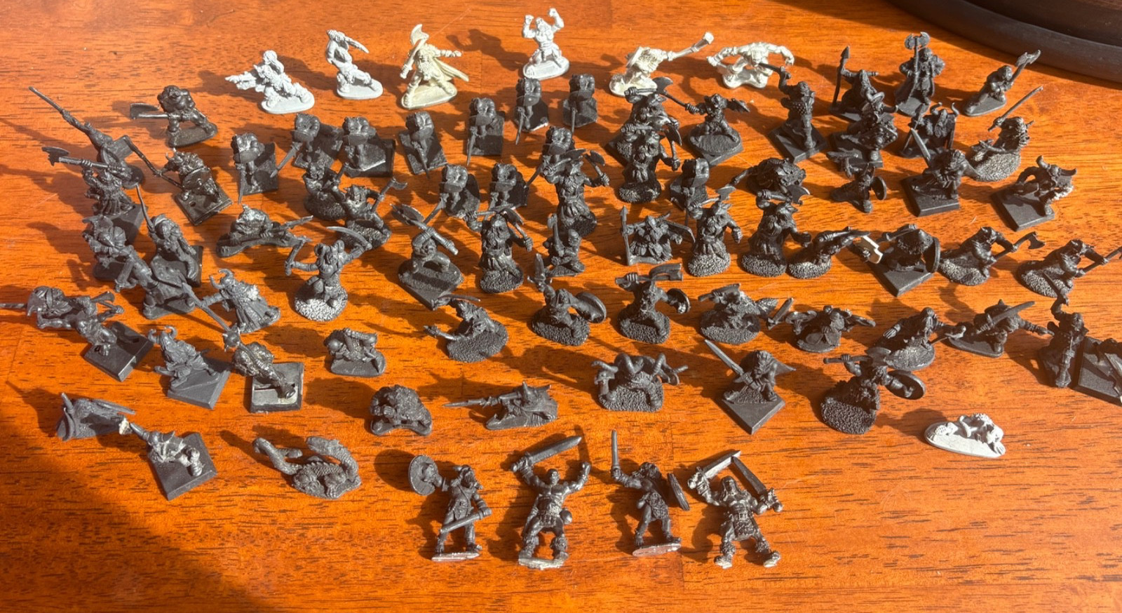 Vintage Grenadier Fantasy Metal Miniatures Lot ~80 D&D RPG 1980s 1990s