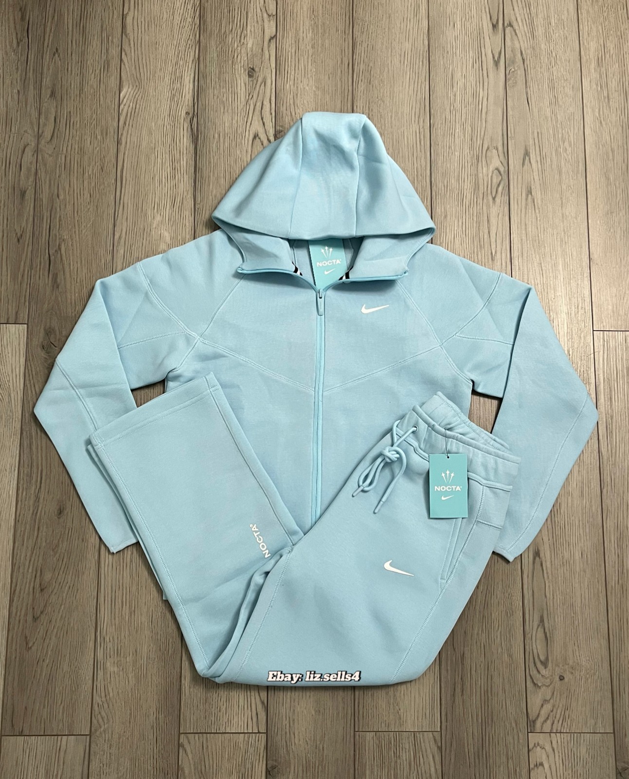 Nike X Nocta Sky Blue Hoodie & Pants Set Sizes S-L |FREE SHIPPING| Nike X Nocta Sky Blue Hoodie & Pants Set Sizes S-L |FREE SHIPPING|
