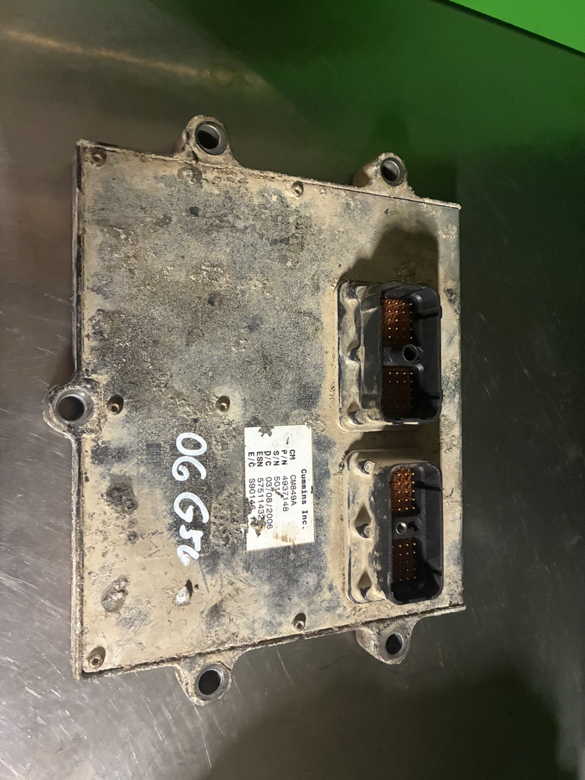 2006-2007 Dodge Cummins Diesel Manual 5.9 Ecm Engine Computer #4937148 CM849A