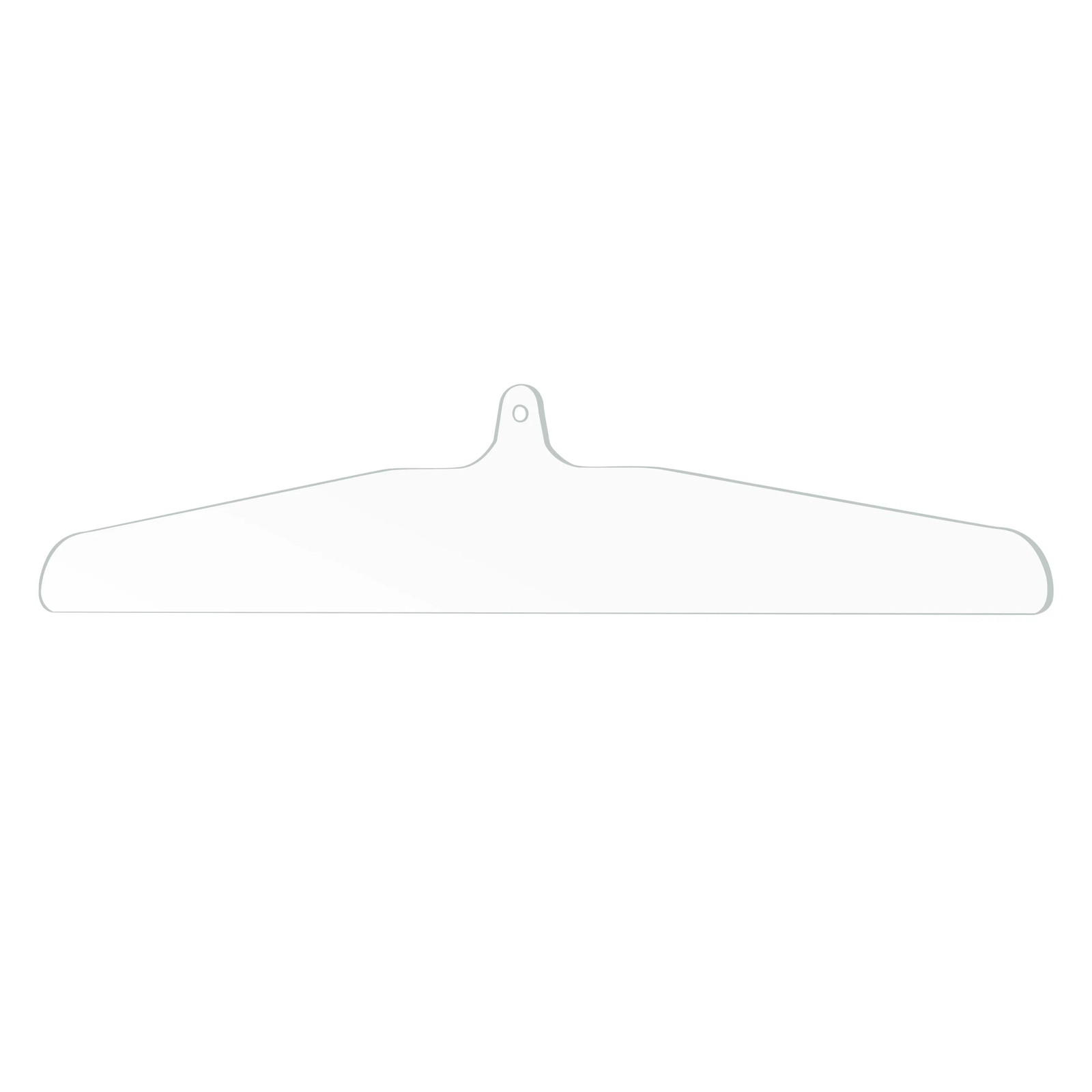 PENNZONI Clear Acrylic Hanger - Jersey Display Hanger