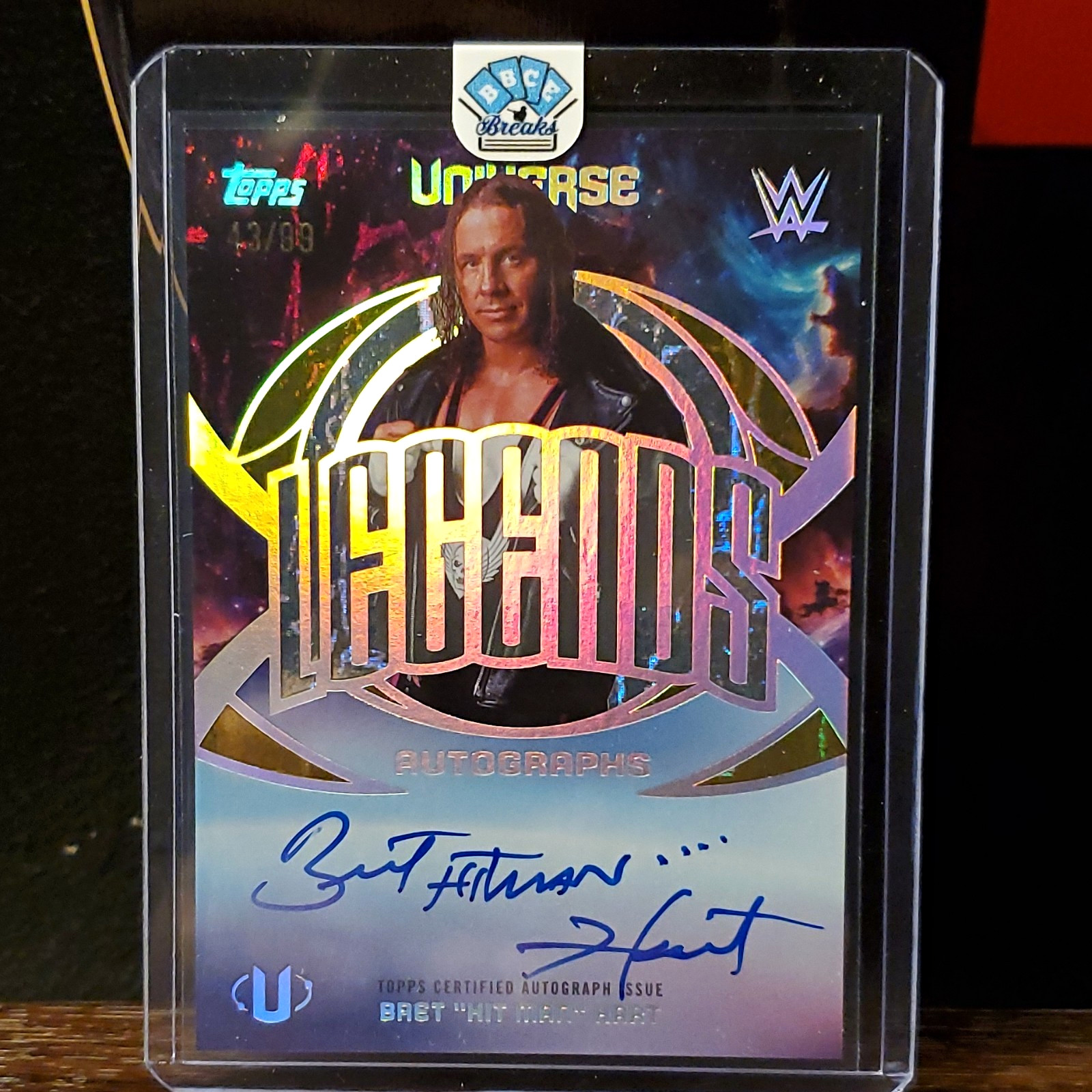 2026 Topps Universe WWE Legends Autographs Bret \
