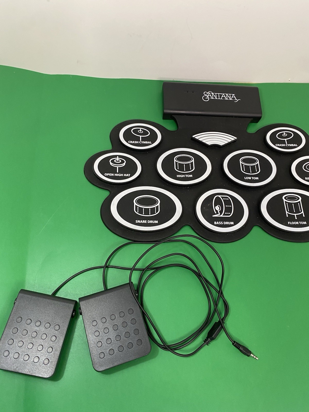 Santana 9-Pad Roll-Up Electronic Drum Set Santana 9-Pad Roll-Up Electronic Drum Set
