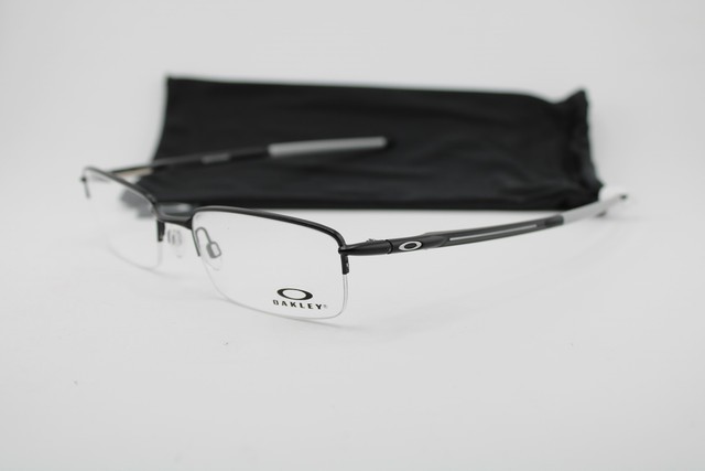 NEW OAKLEY OX3111-0252 RHINOCHASER BLACK GREY SATIN AUTHENTIC EYEGLASSES 52-19