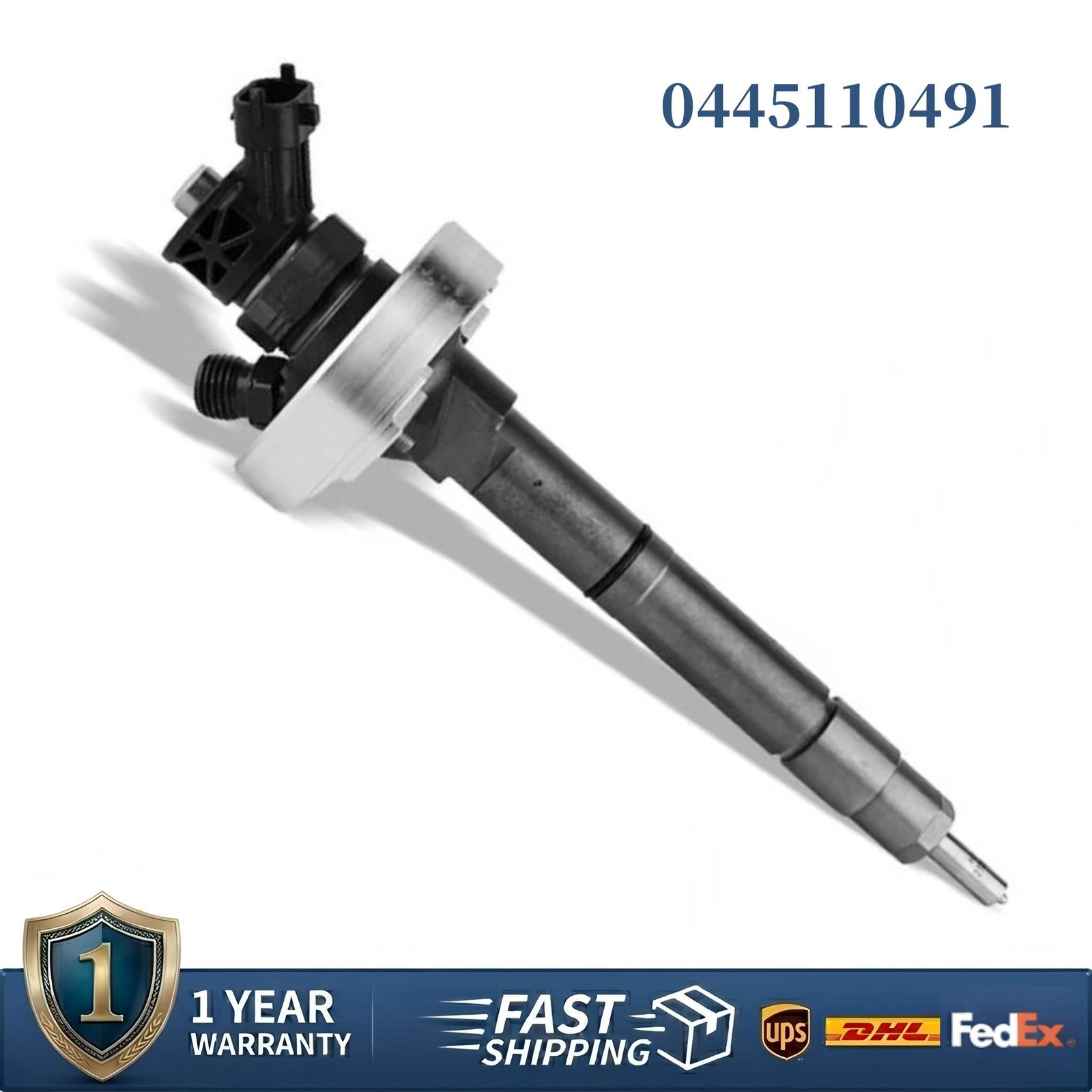 0445110491 16600MD20A Common Rail Diesel Fuel Injector for Nissan MD20A