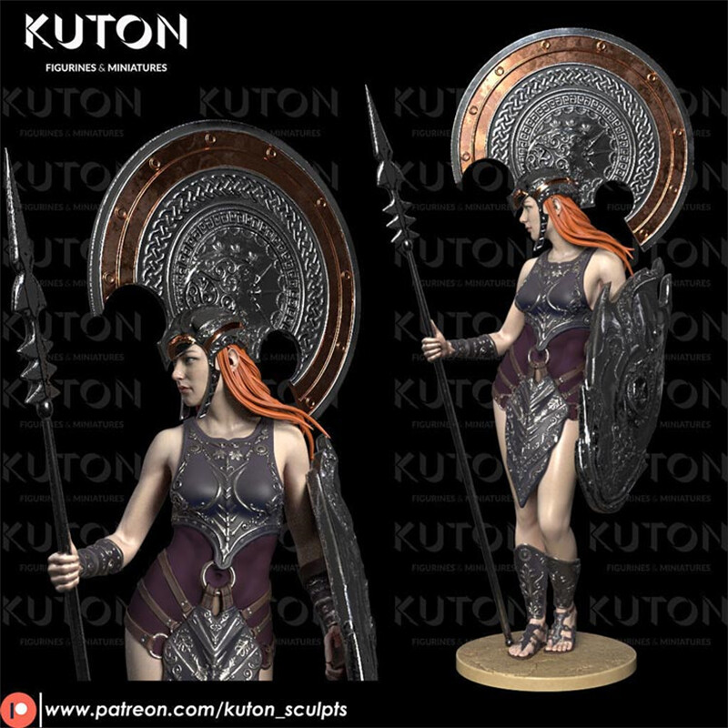 Enyo Greek Myth Godness 3D Printing Unpainted Model GK Blank Kit Figure Stock