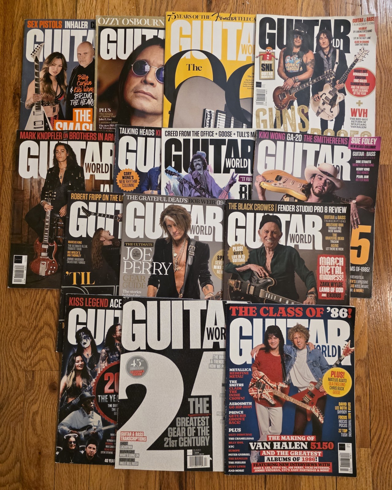 Guitar World Magazine LOT of  14   Issues - 2025 - 2026
