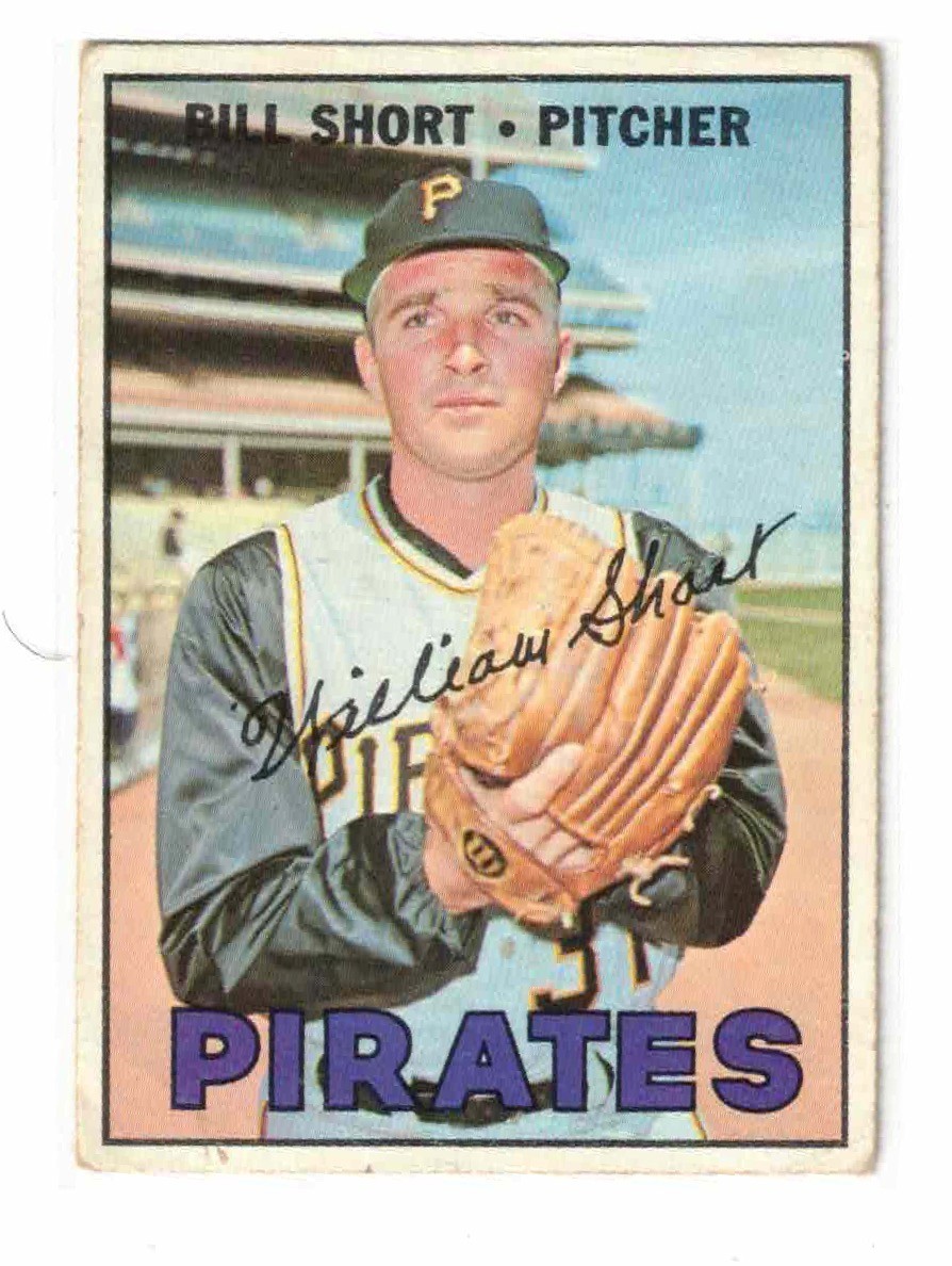 1967 Topps #577, Bill Short, Pittsburgh Pirates, VG