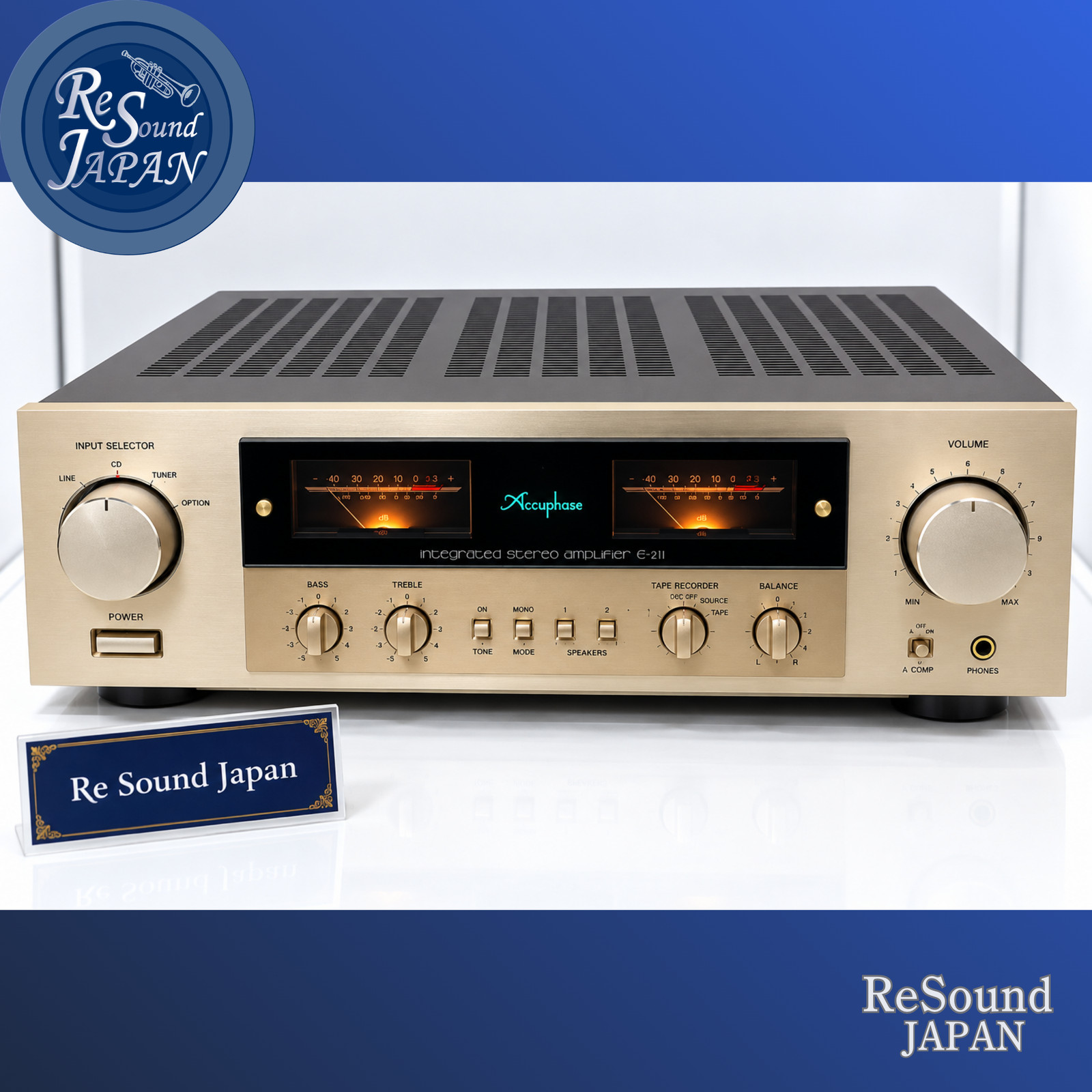 Accuphase E-211 Integrated Stereo Amplifier 100V Tested Working Japan USED