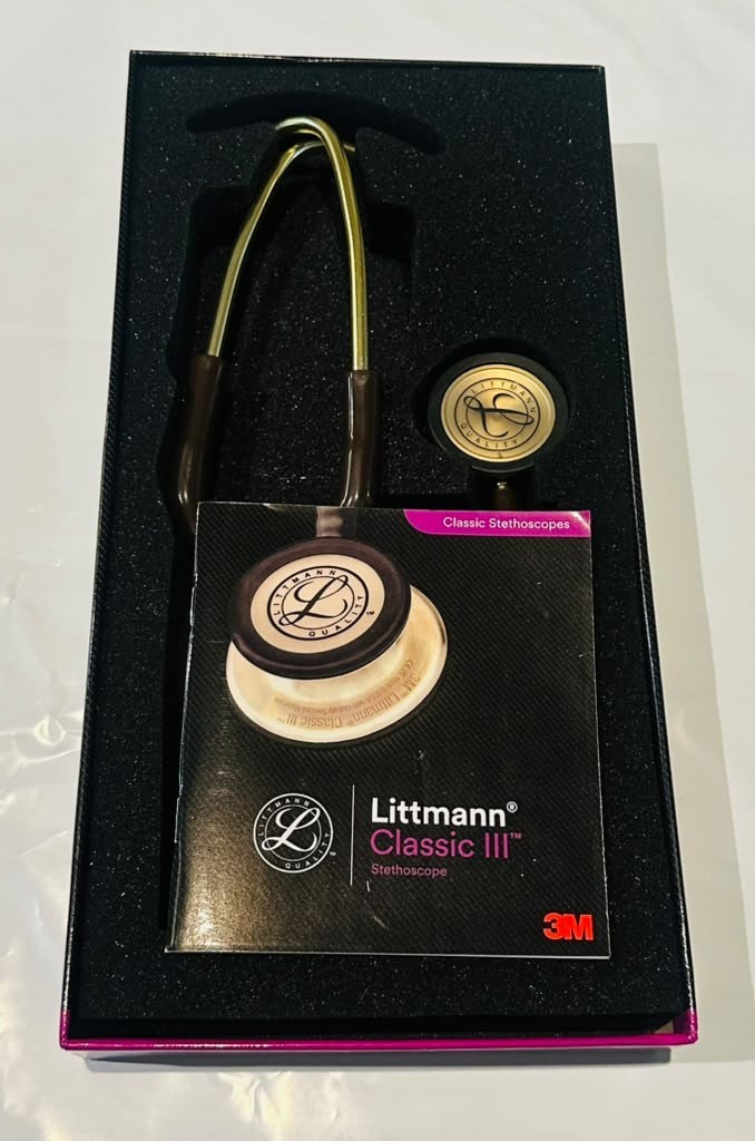 3M Littmann Classic III Monitoring Stethoscope, Chocolate Copper, 5809