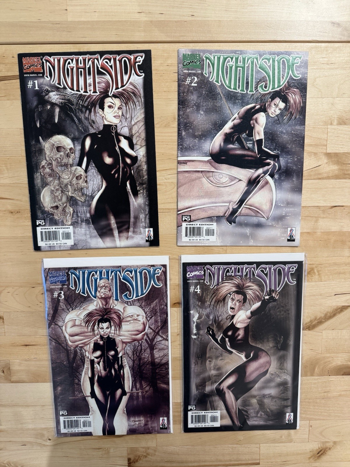 Marvel NIGHTSIDE (2001-02) #1 2 3 4  Robert Weinberg