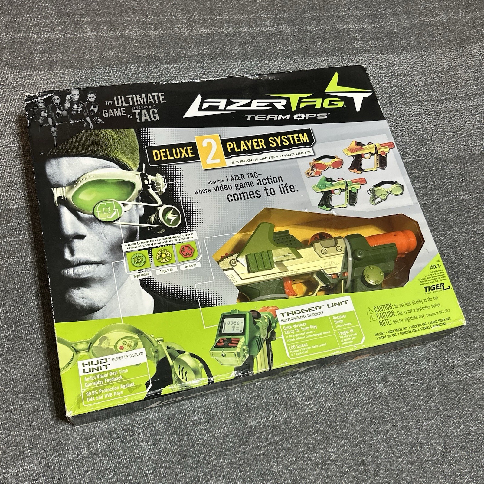 Vintage TIGER ELECTRONICS - LAZER TAG : TEAM OPS DELUXE 2 Player System NEW Vintage TIGER ELECTRONICS - LAZER TAG : TEAM OPS DELUXE 2 Player System NEW