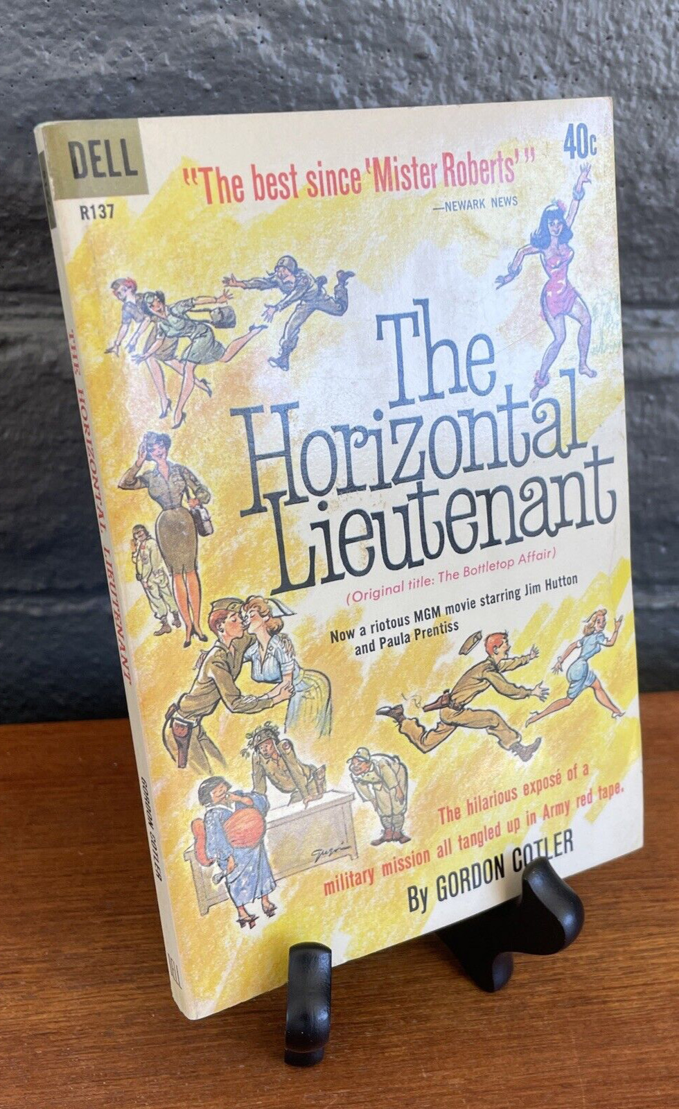 The Horizontal Lieutenant Gordon Cotler Dell R137 1962 1st Printing Movie Tie-In
