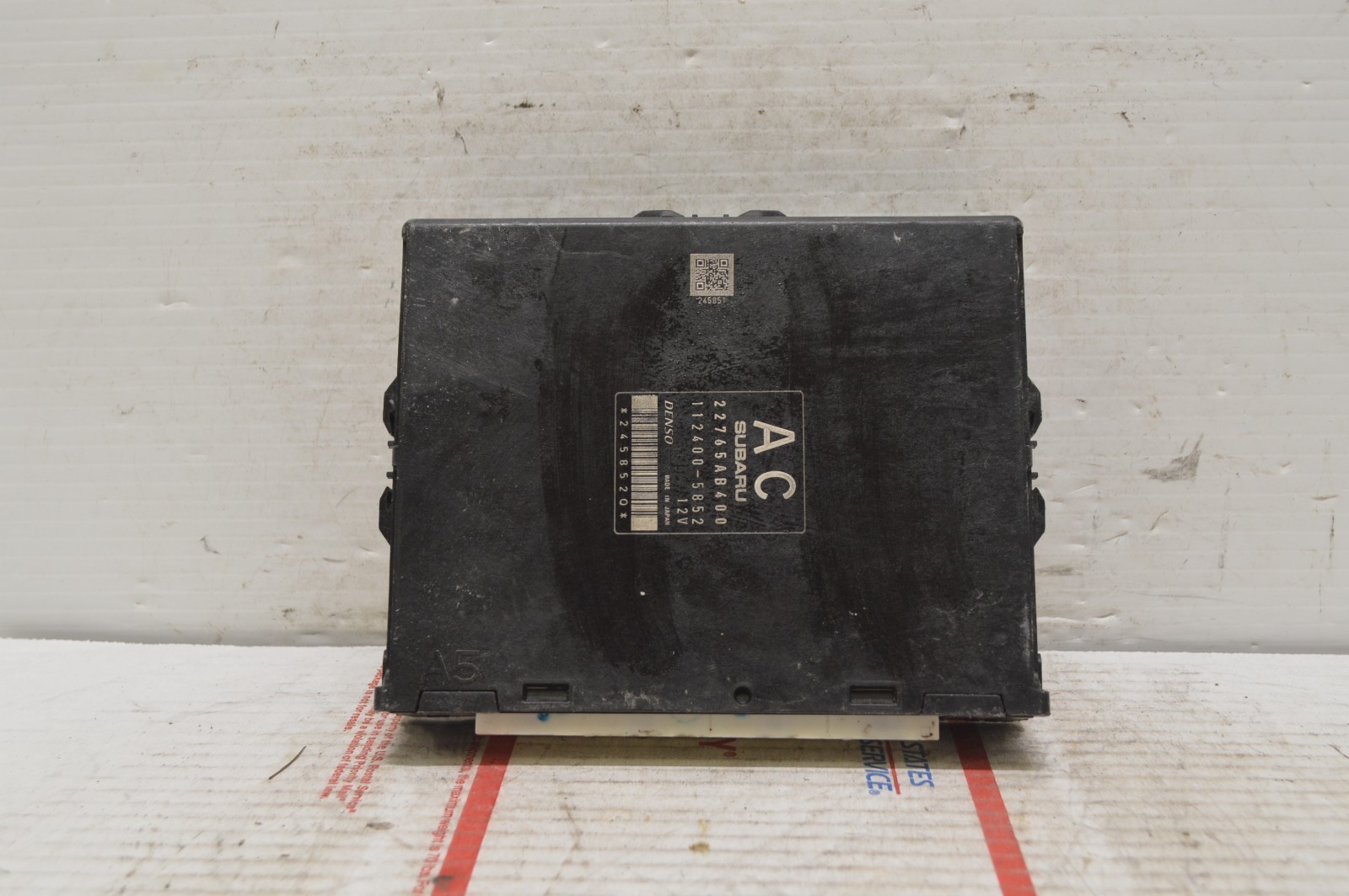 2011 2012 Subaru Forester 22765AB400 Engine Control Module Unit Ecm I78 027 2011 2012 Subaru Forester 22765AB400 Engine Control Module Unit Ecm I78 027