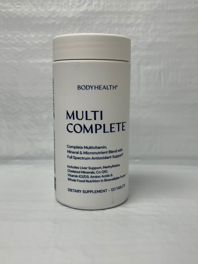 BODYHEALTH MULTI COMPLETE Multivitamin Mineral Antioxidant 120 Tabs Exp 6/28 BODYHEALTH MULTI COMPLETE Multivitamin Mineral Antioxidant 120 Tabs Exp 6/28