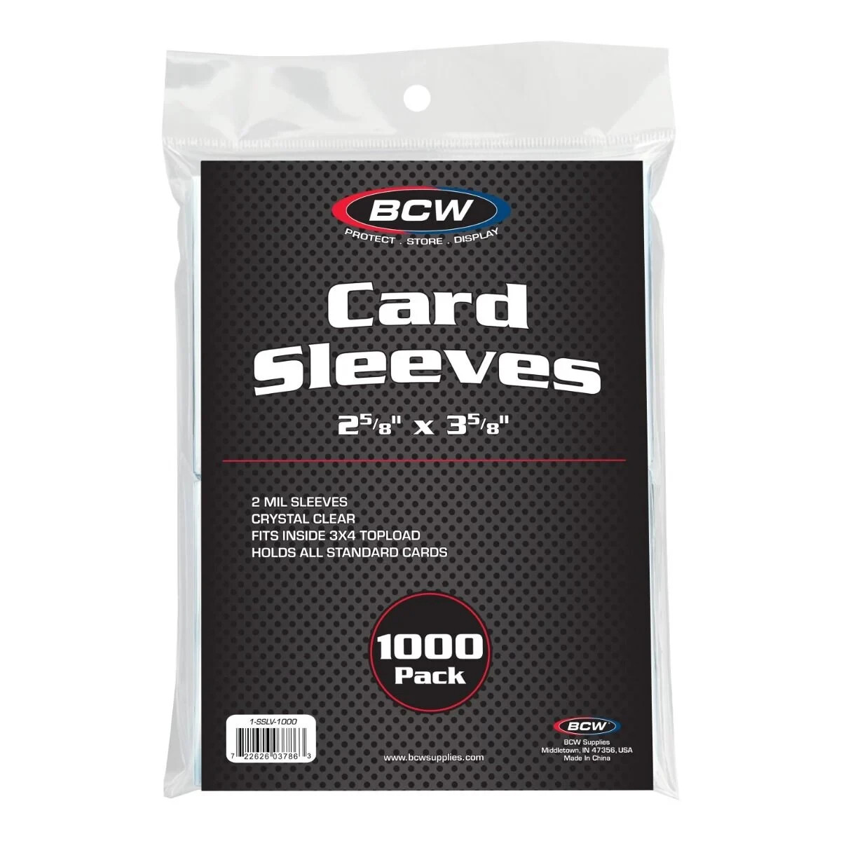 2000 BCW STANDARD CARD PENNY SLEEVES 2 5/8 X 3 5/8 Pokemon MTG Baseball Football