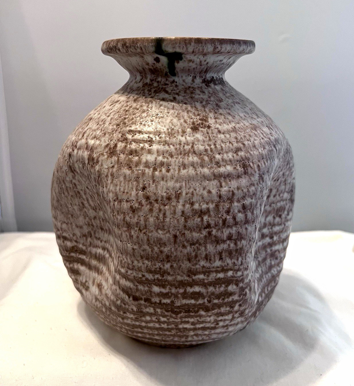 McCarty’s Pottery - Unique round vase
