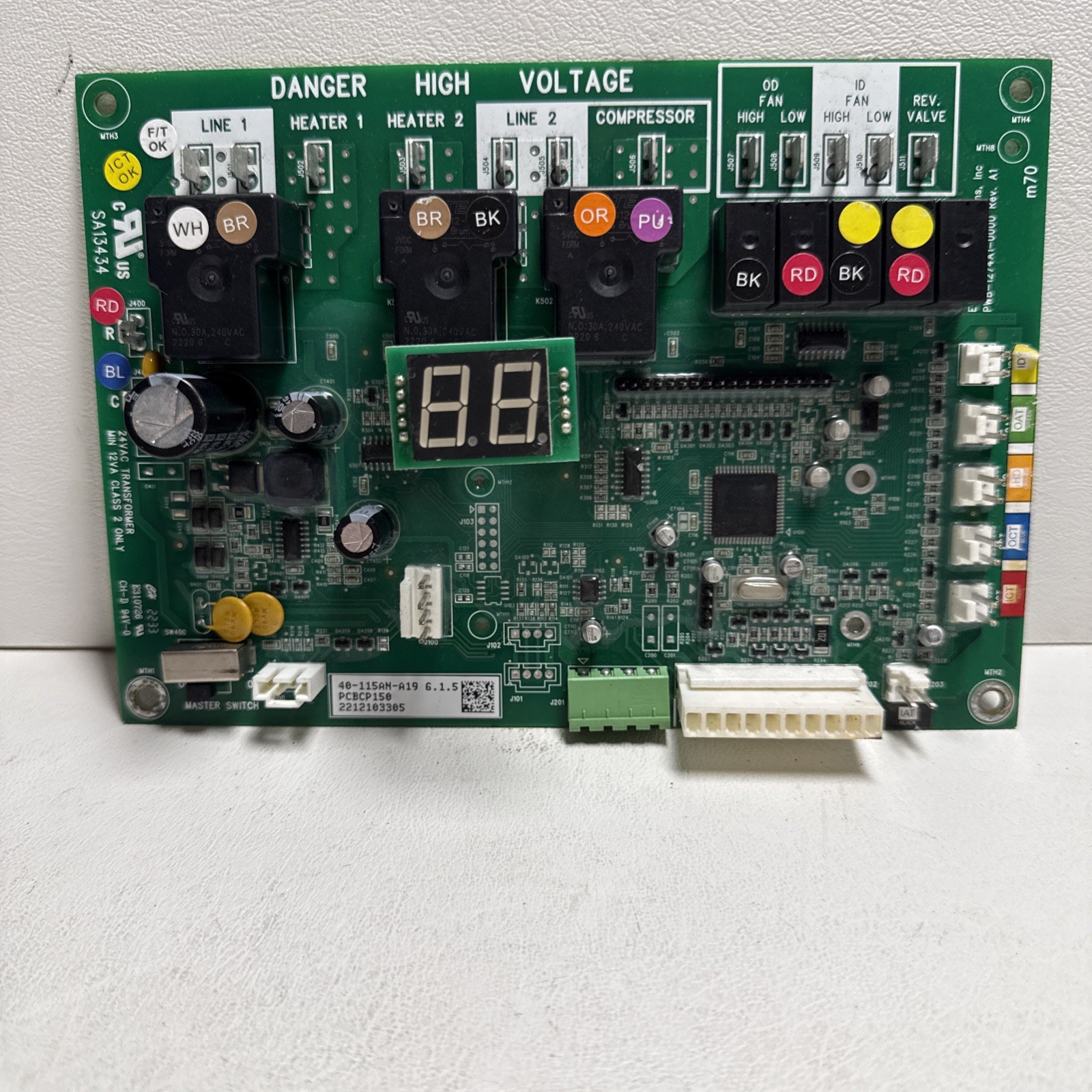 PWB-1274A1-0000 AMANA 40-115AN-A19 GOODMAN PTAC PCBCP150 Control Circuit Board PWB-1274A1-0000 AMANA 40-115AN-A19 GOODMAN PTAC PCBCP150 Control Circuit Board